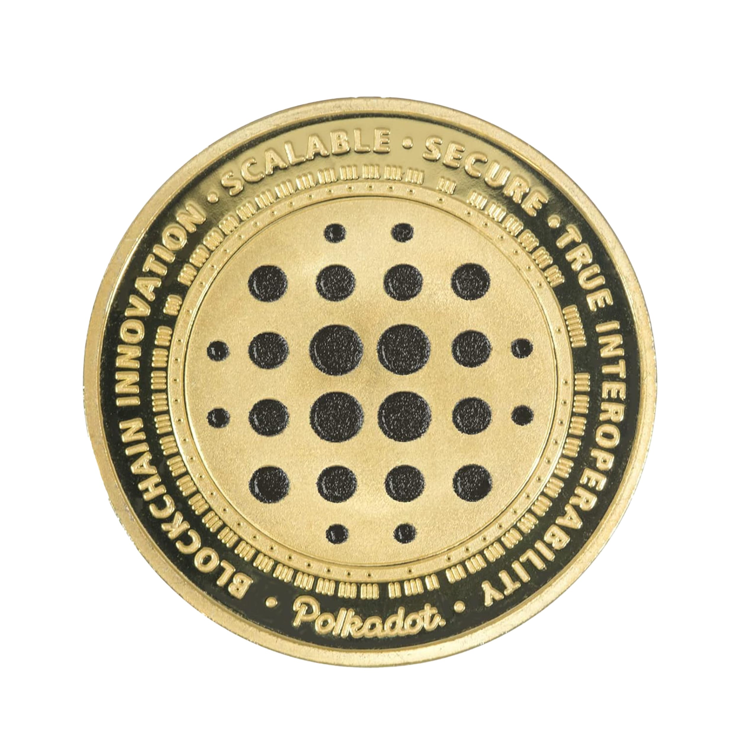Polkadot Blockchain Crypto Gold Plated Coin All Products Polkadot Blockchain Crypto Gold Plated Coin All Products 3