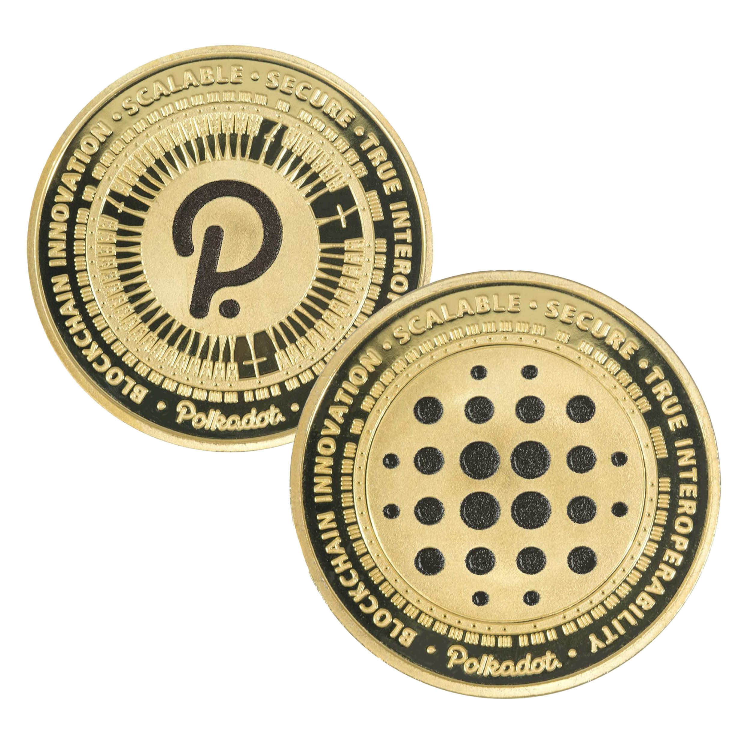 Polkadot Blockchain Crypto Gold Plated Coin All Products Polkadot Blockchain Crypto Gold Plated Coin All Products 4