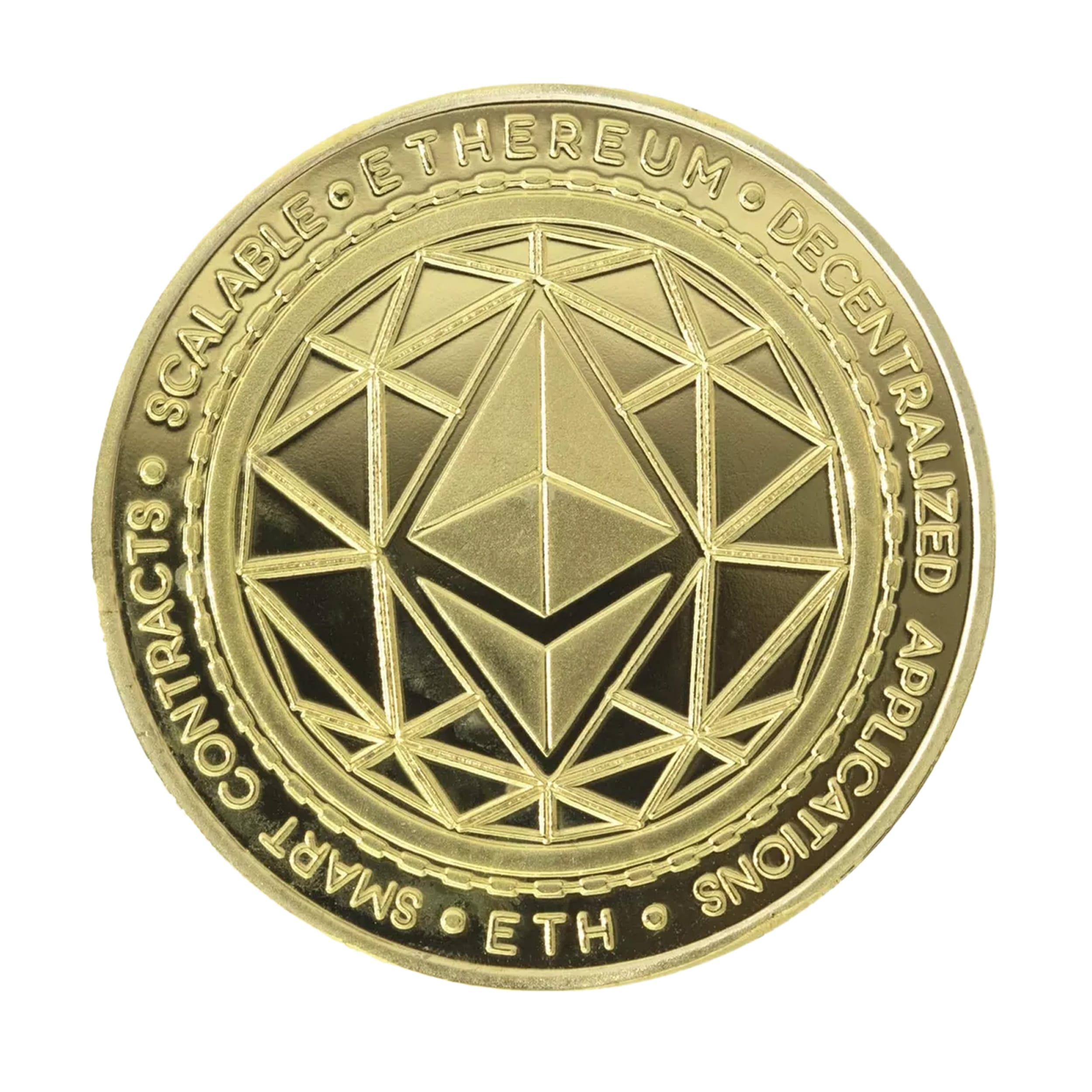 Ethereum Classic Blockchain Crypto Gold Plated Coin All Products Ethereum Classic Blockchain Crypto Gold Plated Coin All Products 2