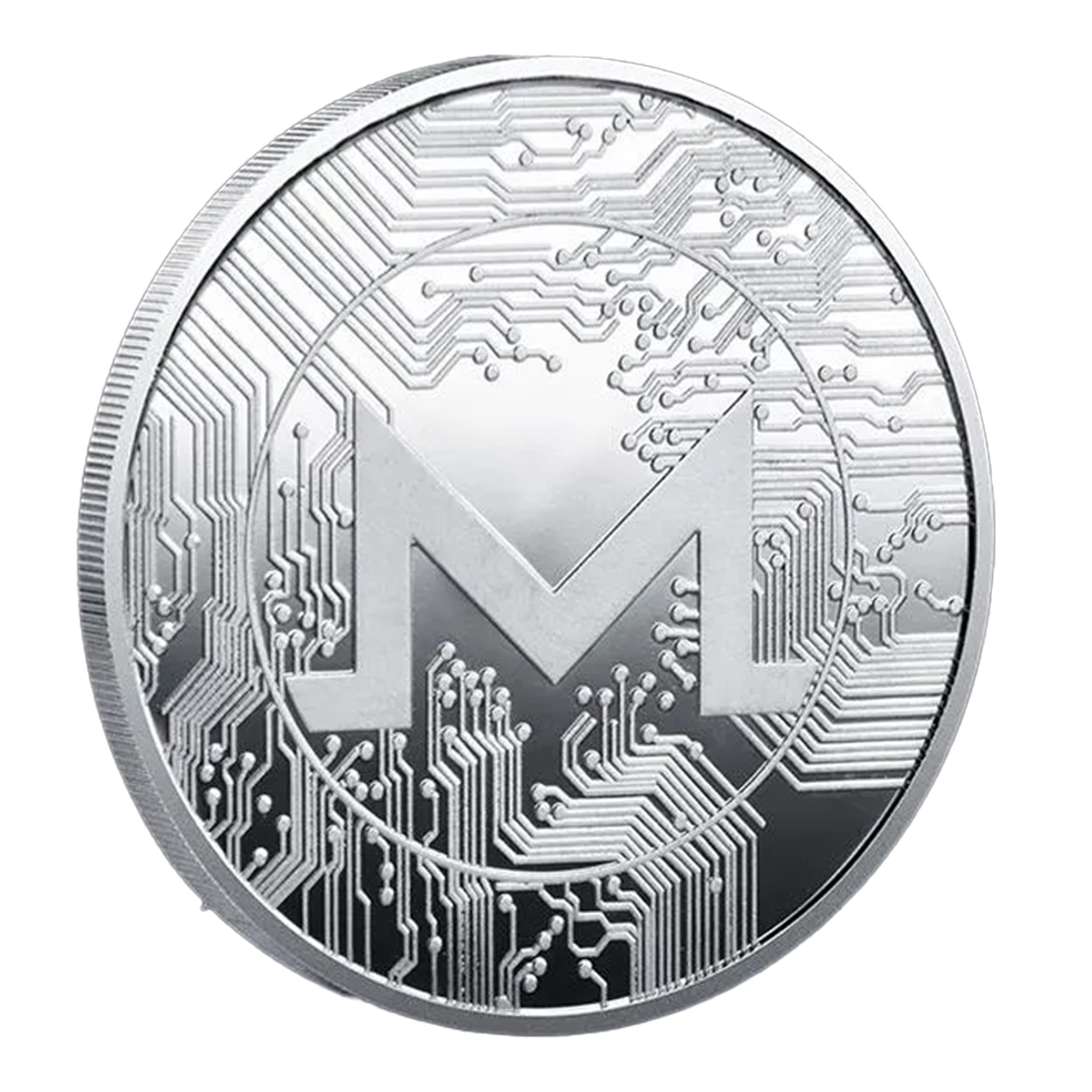 Monero Blockchain Crypto Silver Plated Coin All Products Monero Blockchain Crypto Silver Plated Coin All Products 2
