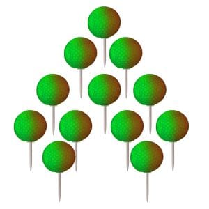 Pack of 12 Function Tee Box Marker Pack of 12 Function Tee Box Marker