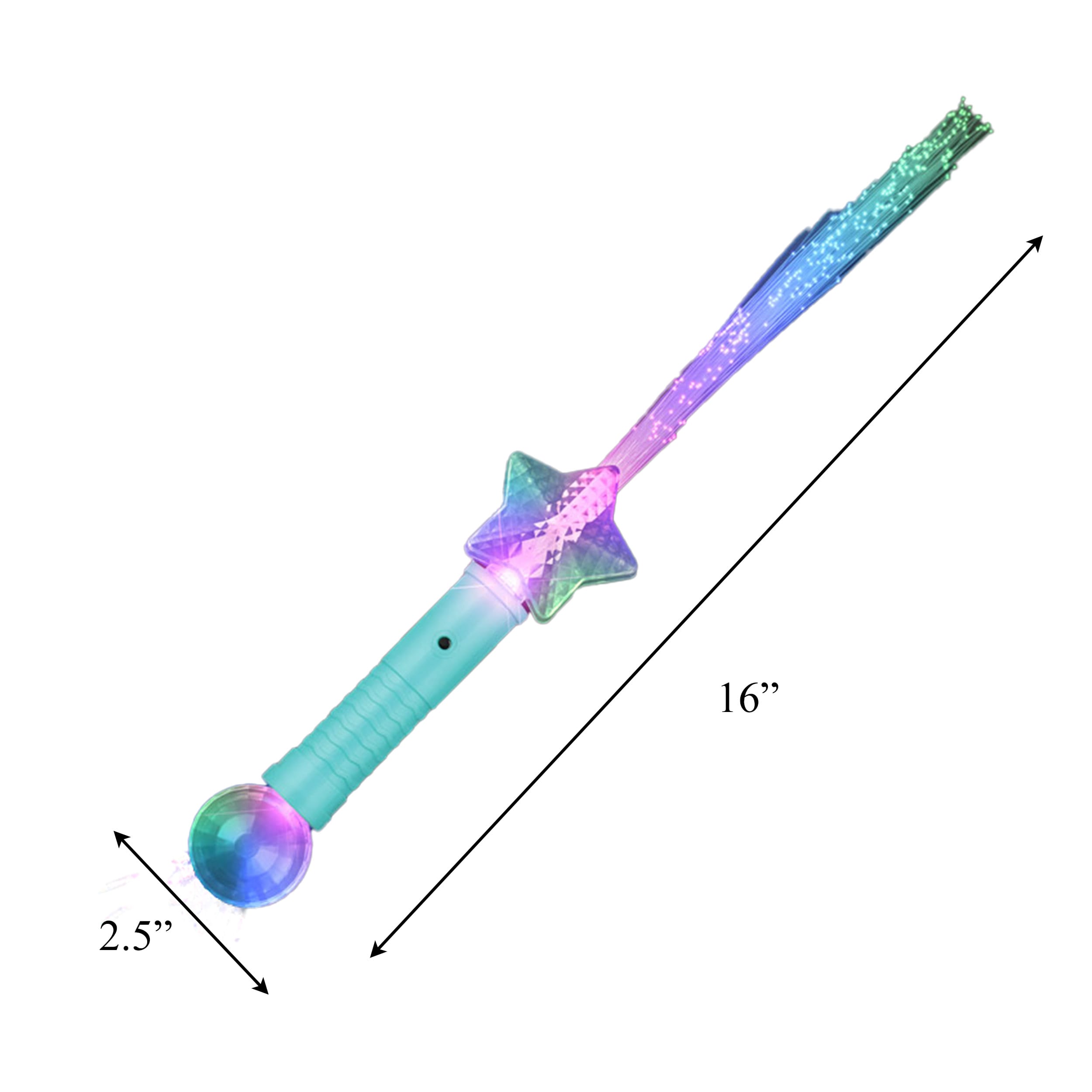 Light Up Magic Star Wand with Fiber Optic Glow and Crystal Ball All Products Light Up Magic Star Wand with Fiber Optic Glow and Crystal Ball All Products 3
