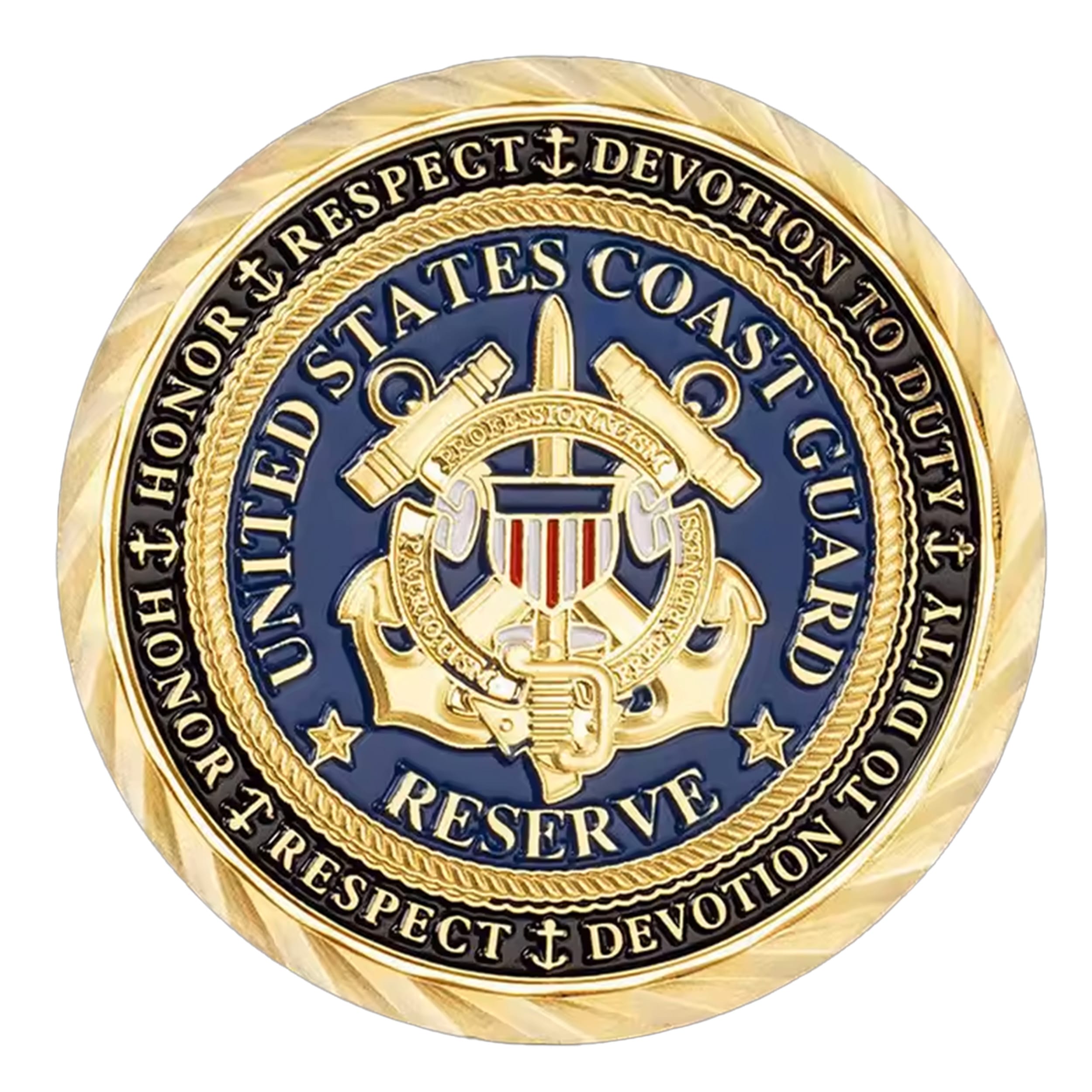 Semper Paratus US Coast Guard Commemorative Gold Plated Coin All Products Semper Paratus US Coast Guard Commemorative Gold Plated Coin All Products