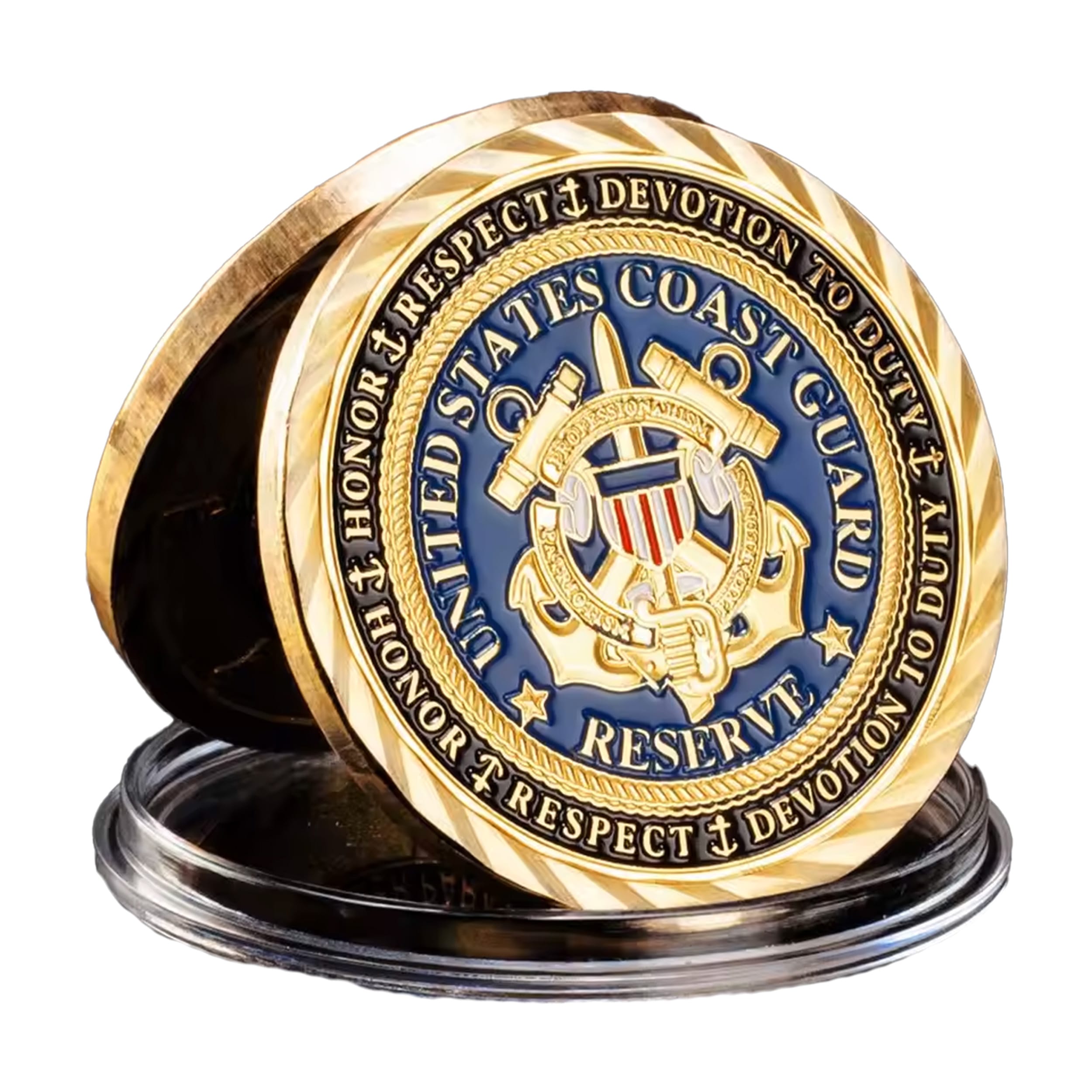Semper Paratus US Coast Guard Commemorative Gold Plated Coin All Products Semper Paratus US Coast Guard Commemorative Gold Plated Coin All Products 4