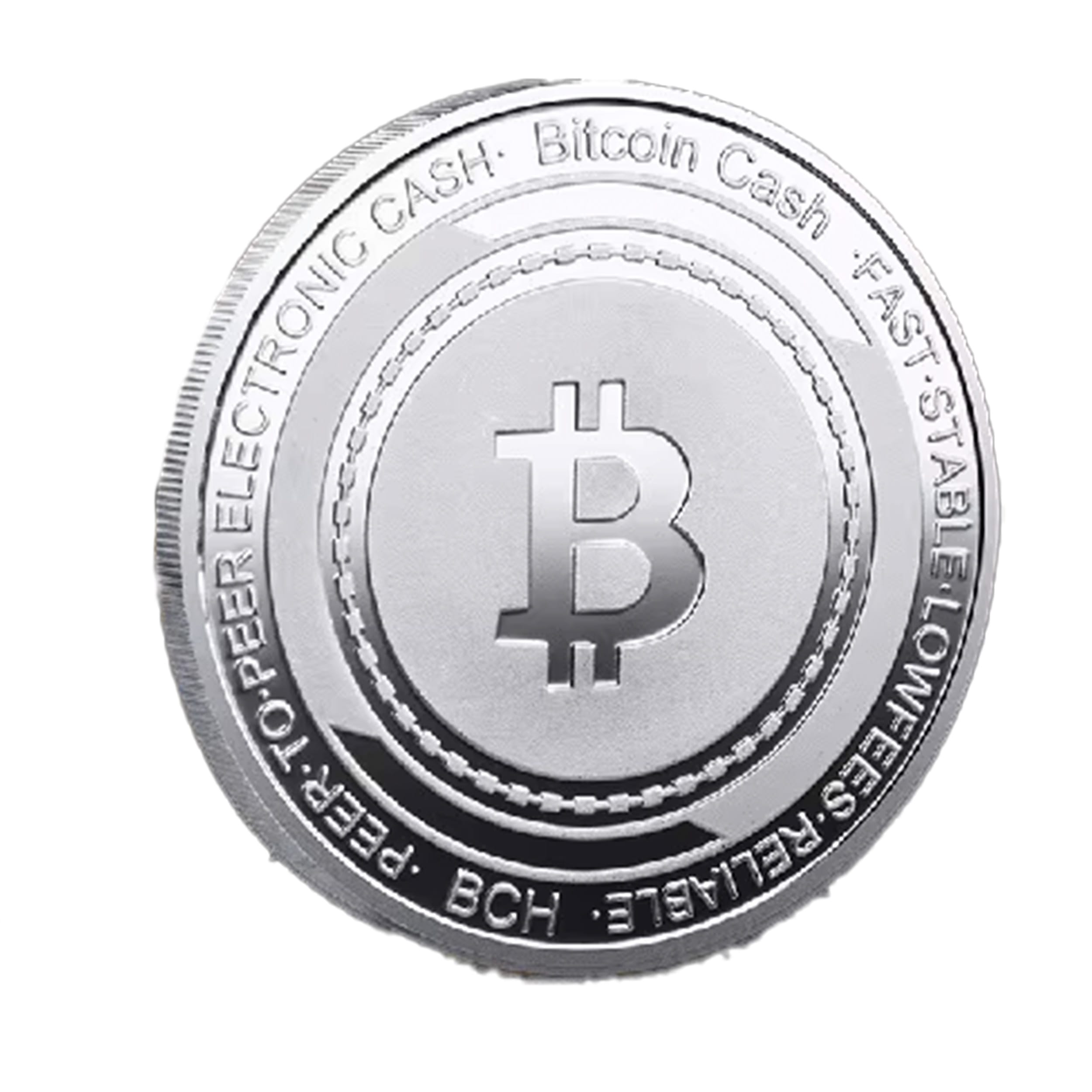 Silver Plated Bitcoin Coin Cash BCH Crypto Commemorative Cryptochips All Products Silver Plated Bitcoin Coin Cash BCH Crypto Commemorative Cryptochips All Products 2