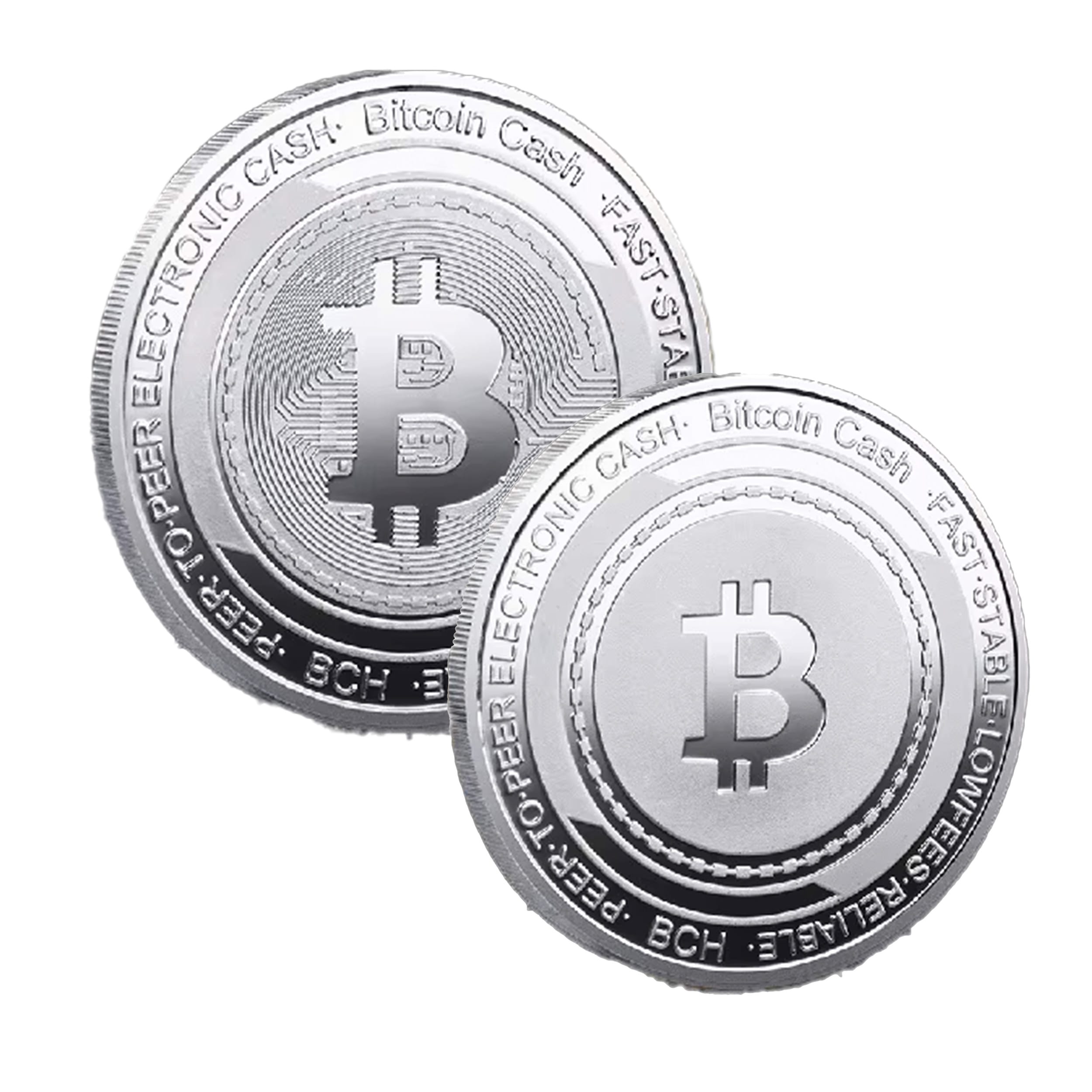 Silver Plated Bitcoin Coin Cash BCH Crypto Commemorative Cryptochips All Products Silver Plated Bitcoin Coin Cash BCH Crypto Commemorative Cryptochips All Products 4