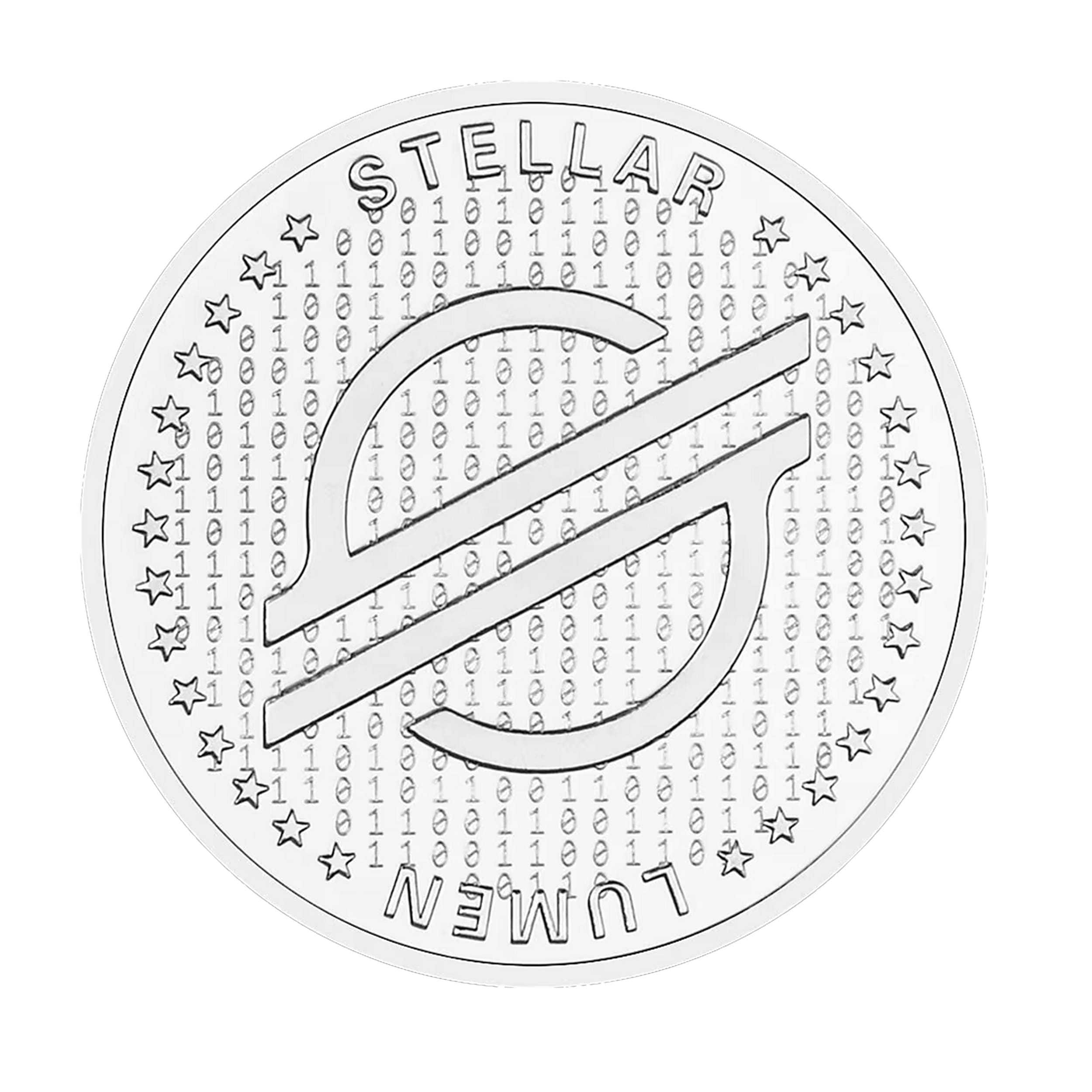 XLM Stellar Lumen Blockchain Crypto Silver Plated Souvenir Coin All Products XLM Stellar Lumen Blockchain Crypto Silver Plated Souvenir Coin All Products 2