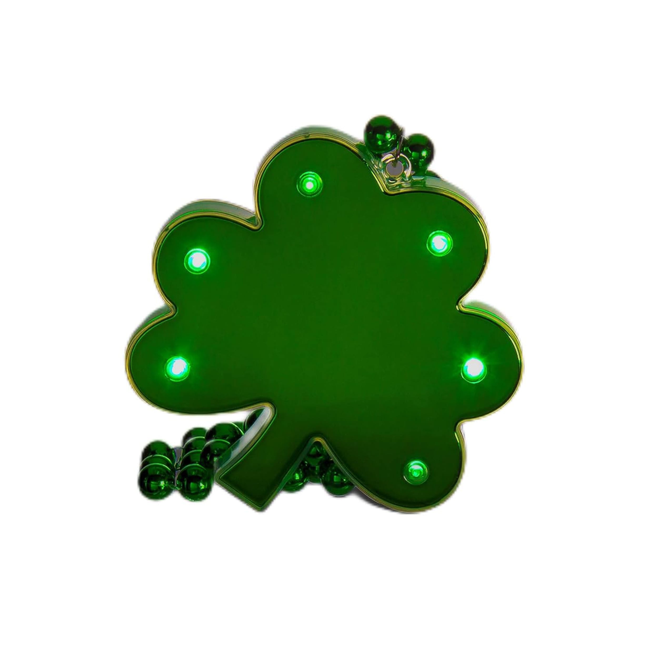 Pack of 18 Irish Pride Light Up Shamrock Medallion Beaded Necklaces All Products Pack of 18 Irish Pride Light Up Shamrock Medallion Beaded Necklaces All Products 5