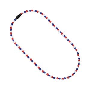 Unlit Patriotic Breakaway Beads Necklace Unlit Patriotic Breakaway Beads Necklace