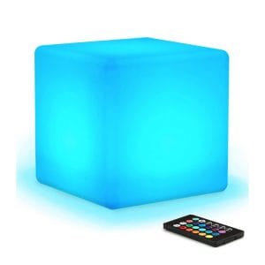 24 Inch LED Cube Light Chair Stool Table Furniture 24 Inch LED Cube Light Chair Stool Table Furniture