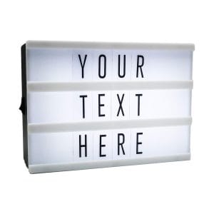 LED Mini Cinema Marquee Lightbox Case of 48