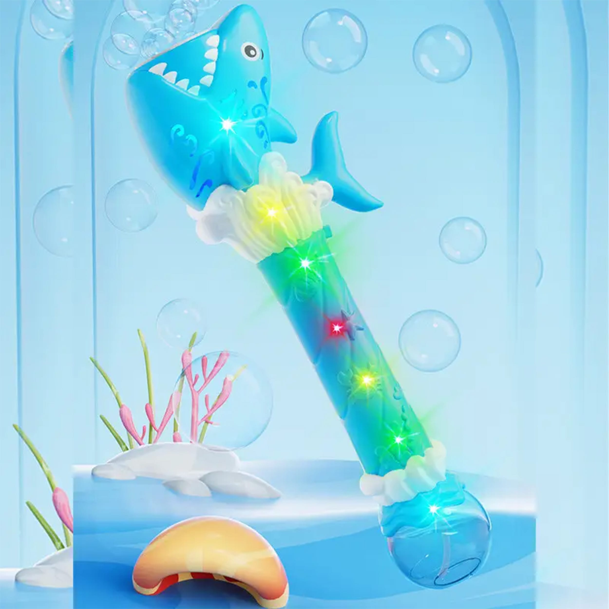 Light Up Shark Bubble Wand All Products Light Up Shark Bubble Wand All Products 5
