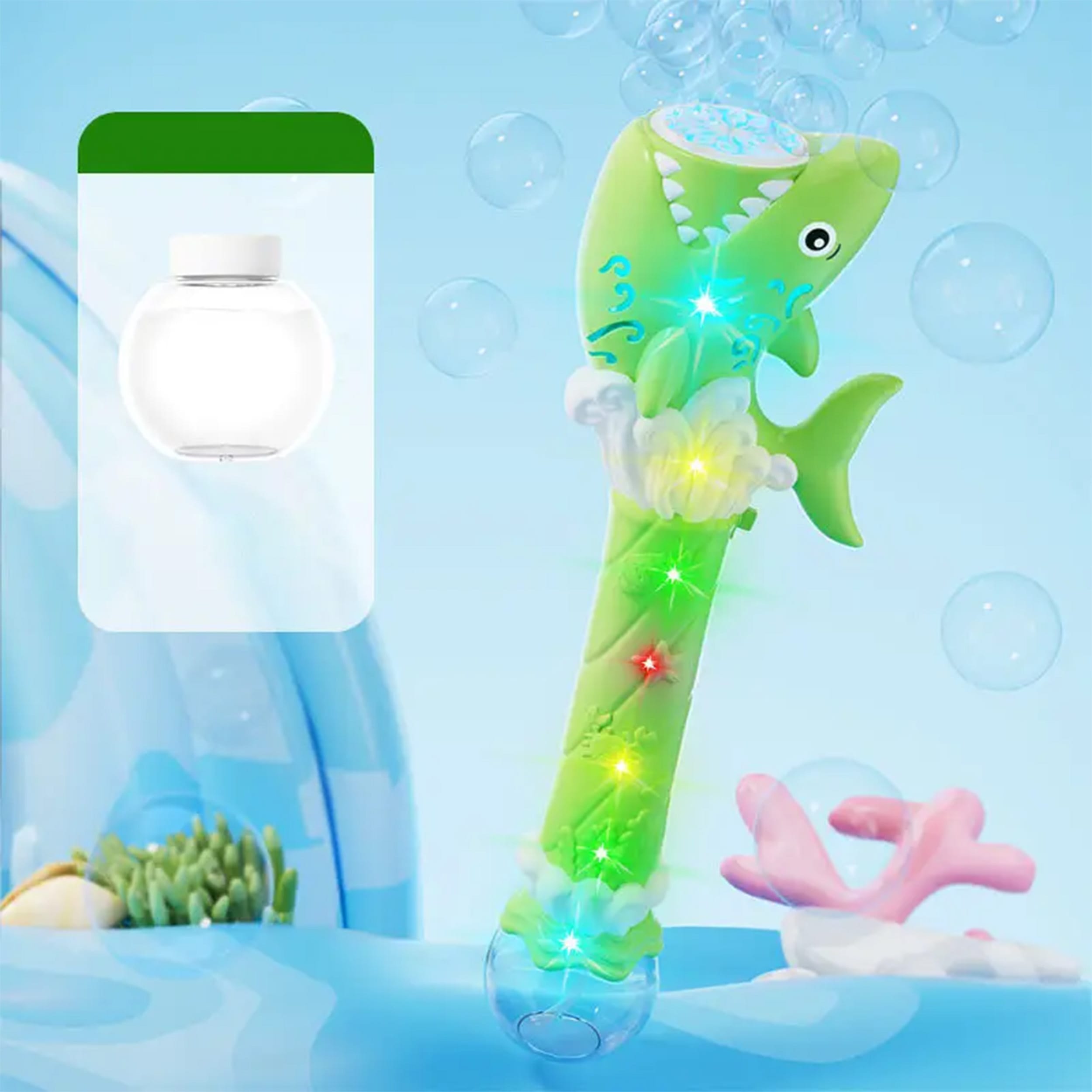 Light Up Shark Bubble Wand All Products Light Up Shark Bubble Wand All Products 6
