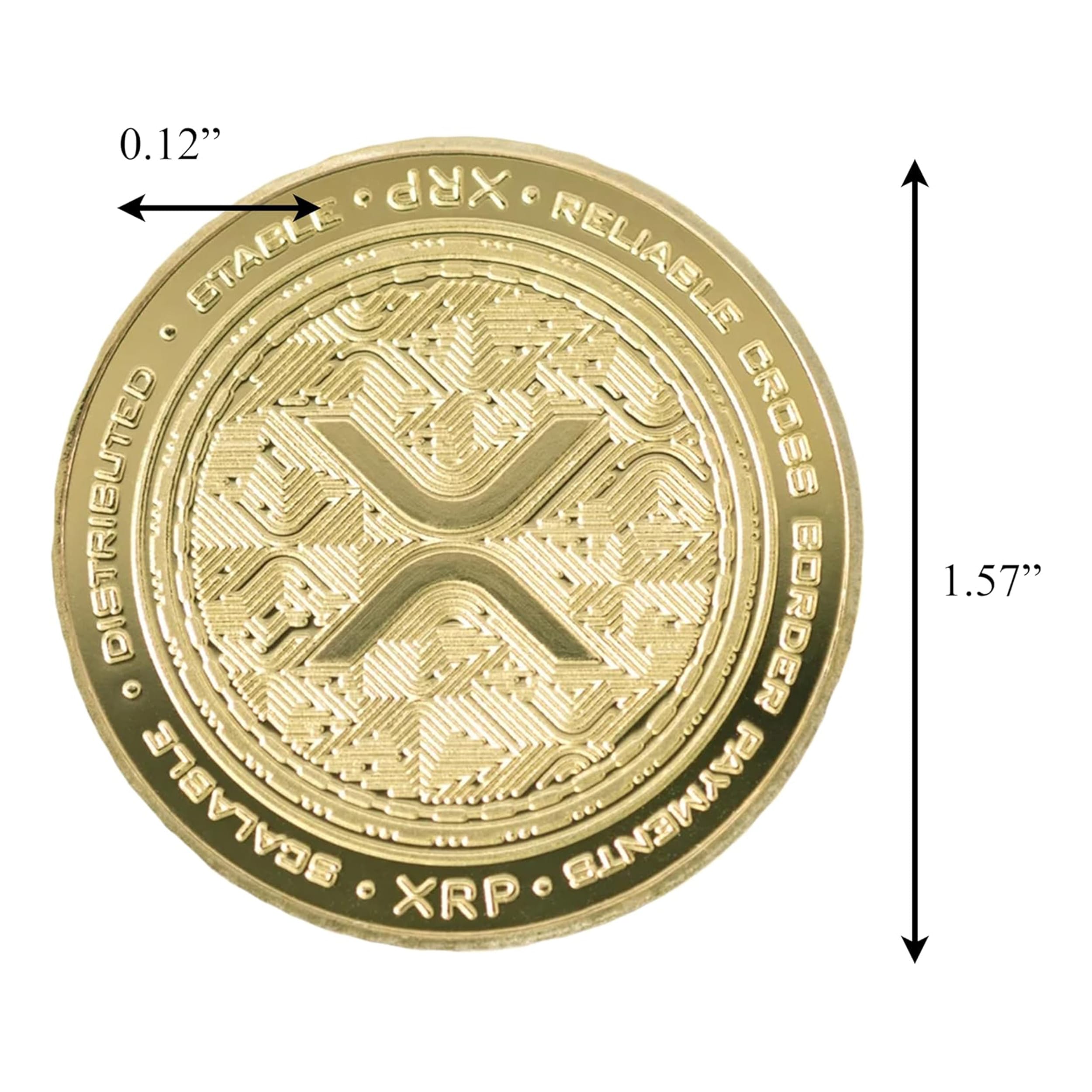Ripple Royalty Edition XRP Collector Gold Plated Coin All Products Ripple Royalty Edition XRP Collector Gold Plated Coin All Products 3