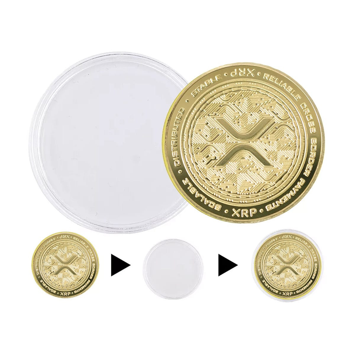 Ripple Royalty Edition XRP Collector Gold Plated Coin All Products Ripple Royalty Edition XRP Collector Gold Plated Coin All Products 5