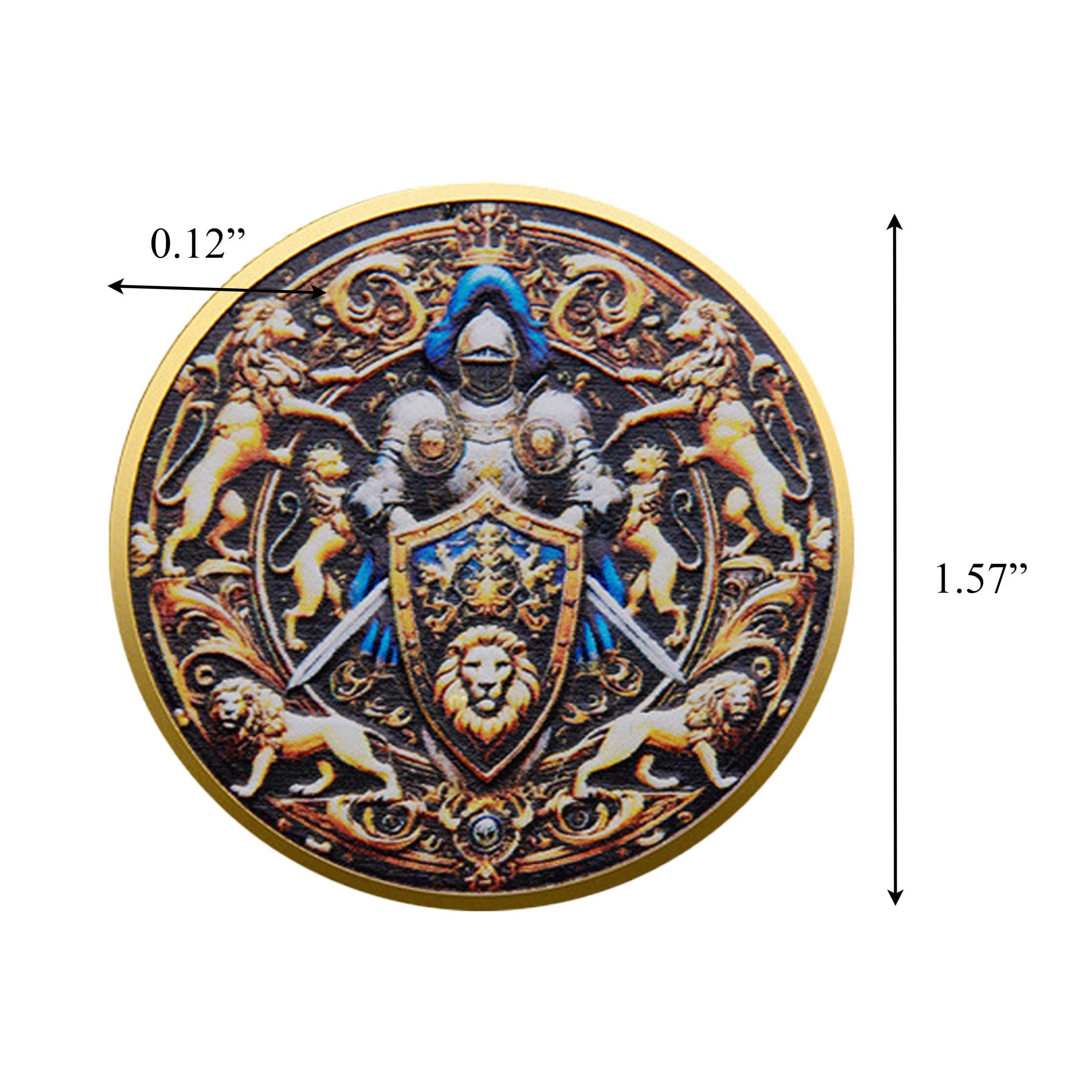 Be Strong and Courageous Challenge Gold Plated Coin All Products Be Strong and Courageous Challenge Gold Plated Coin All Products 2