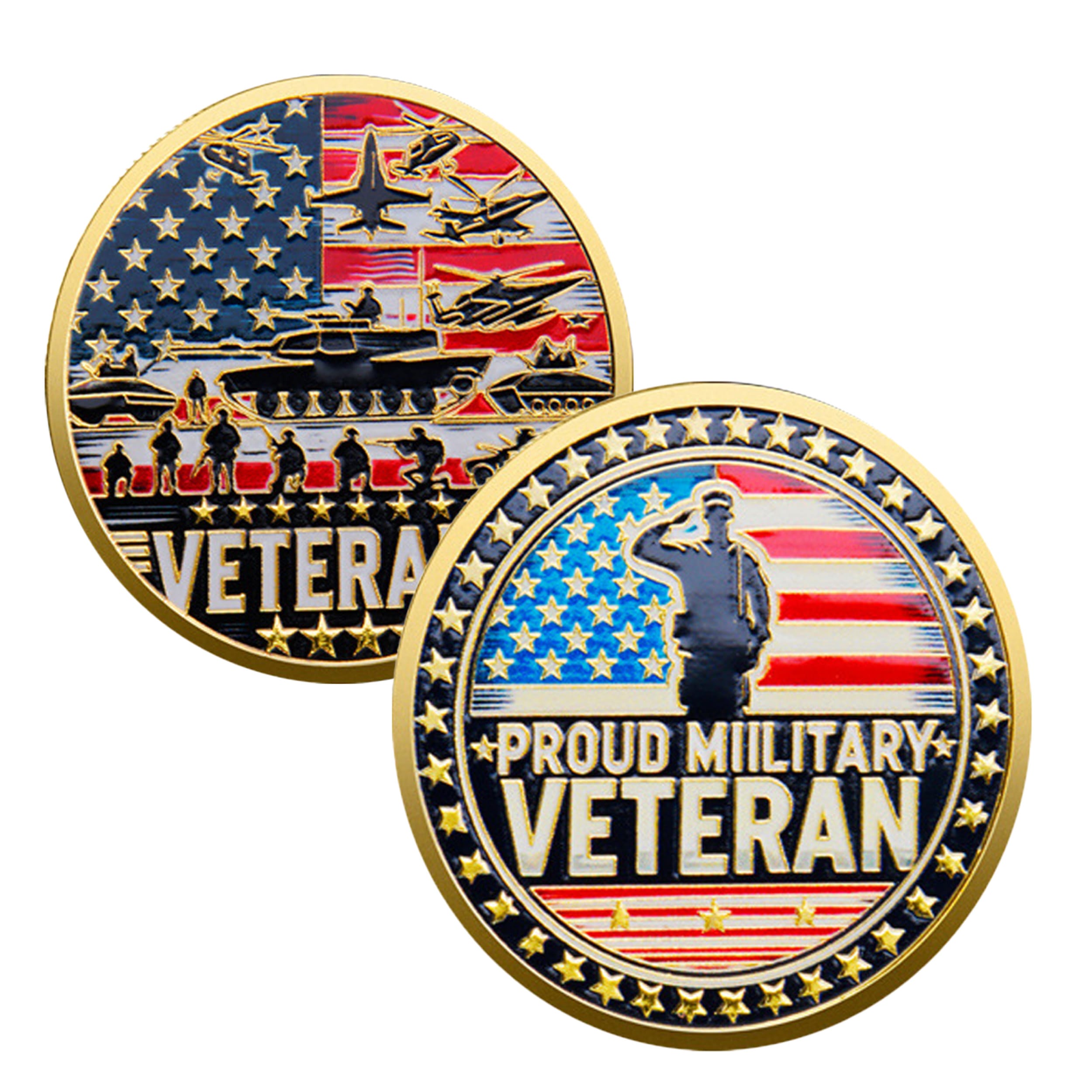 Proud Military Veteran Challenge Gold Plated Coin All Products Proud Military Veteran Challenge Gold Plated Coin All Products 4