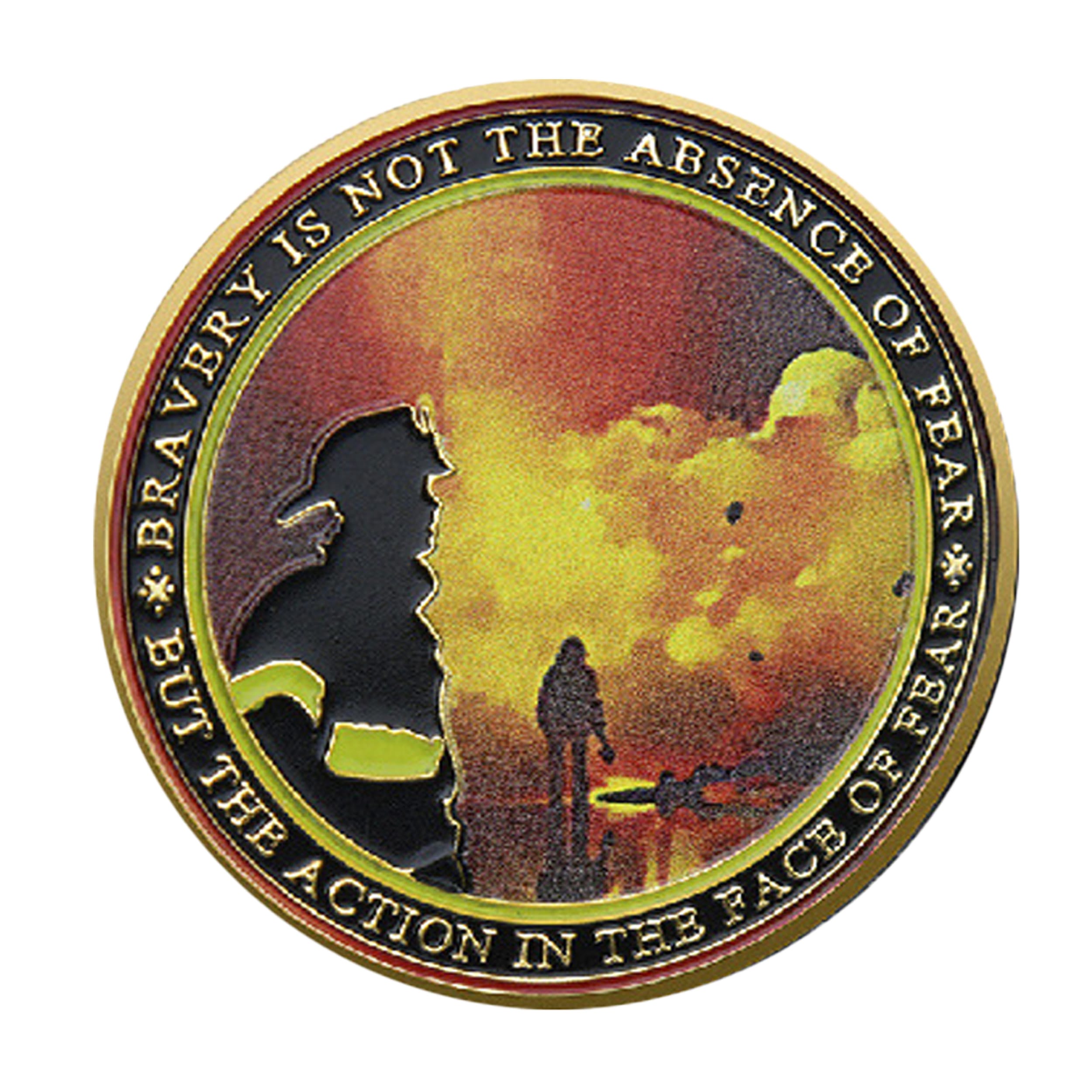 Firefighter Courage Tribute Gold Plated Challenge Coin All Products Firefighter Courage Tribute Gold Plated Challenge Coin All Products