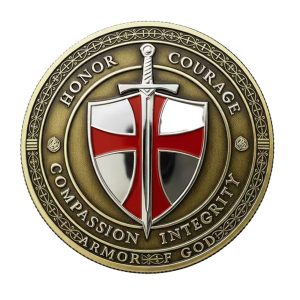 Covenant Edition Put on the Whole Armor of God Christian Gold Plated Coin Covenant Edition Put on the Whole Armor of God Christian Gold Plated Coin