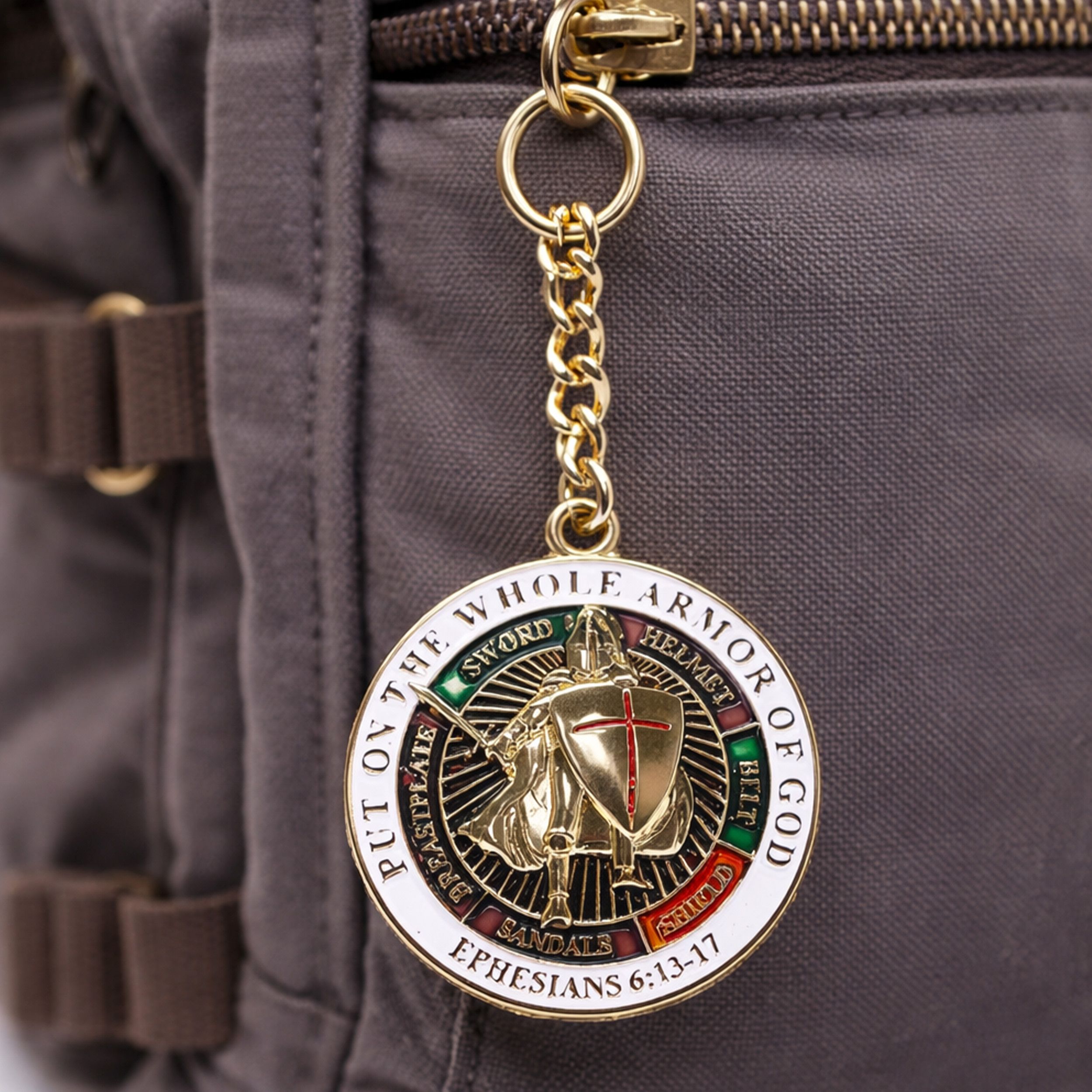 Put on the Whole Armor of God Christian Gold Plated Coin Style Keychain All Products Put on the Whole Armor of God Christian Gold Plated Coin Style Keychain All Products 6