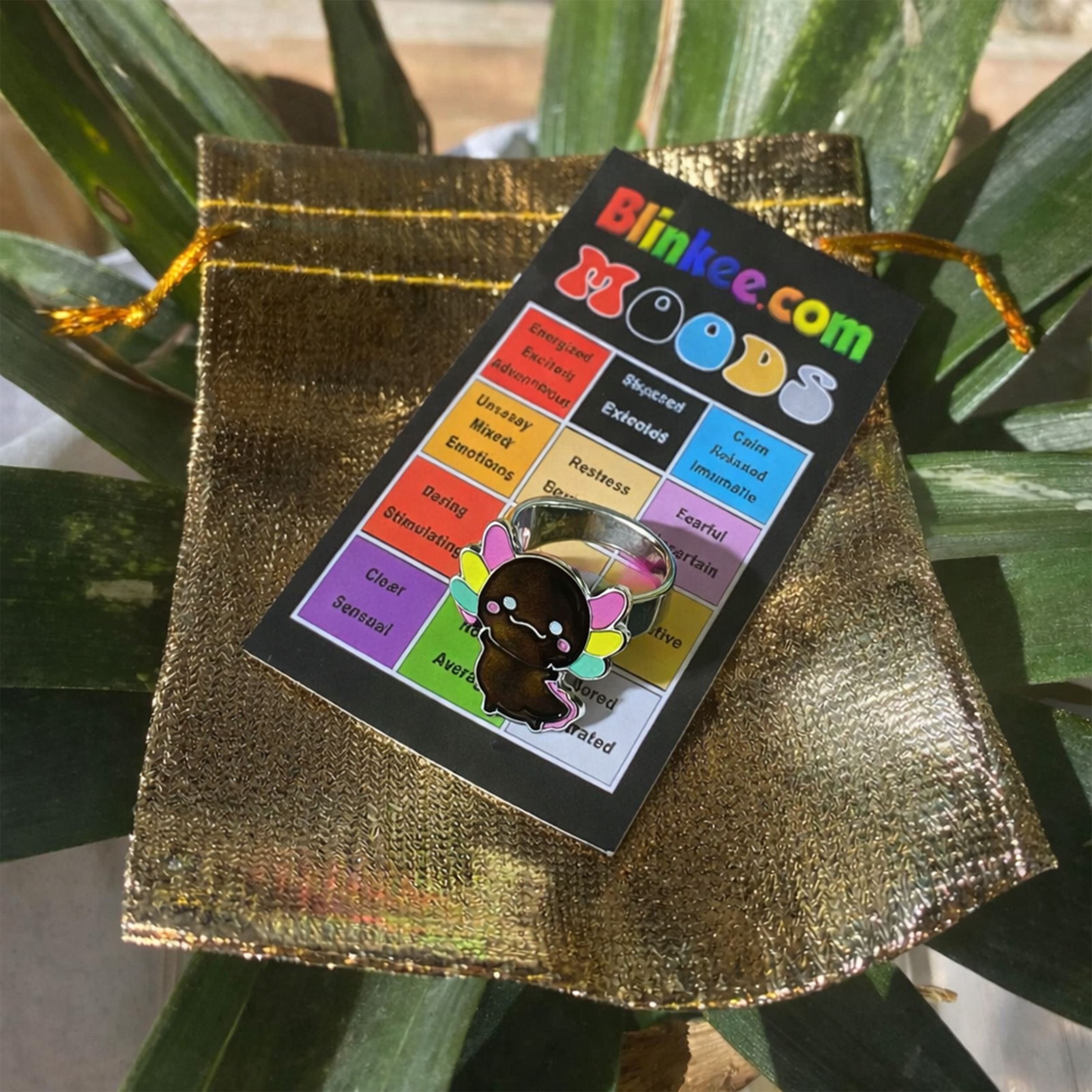 Adjustable Assorted Axolotl Themed Mood Ring Collect Them All Adjustable Mood Rings Adjustable Assorted Axolotl Themed Mood Ring Collect Them All Adjustable Mood Rings 2