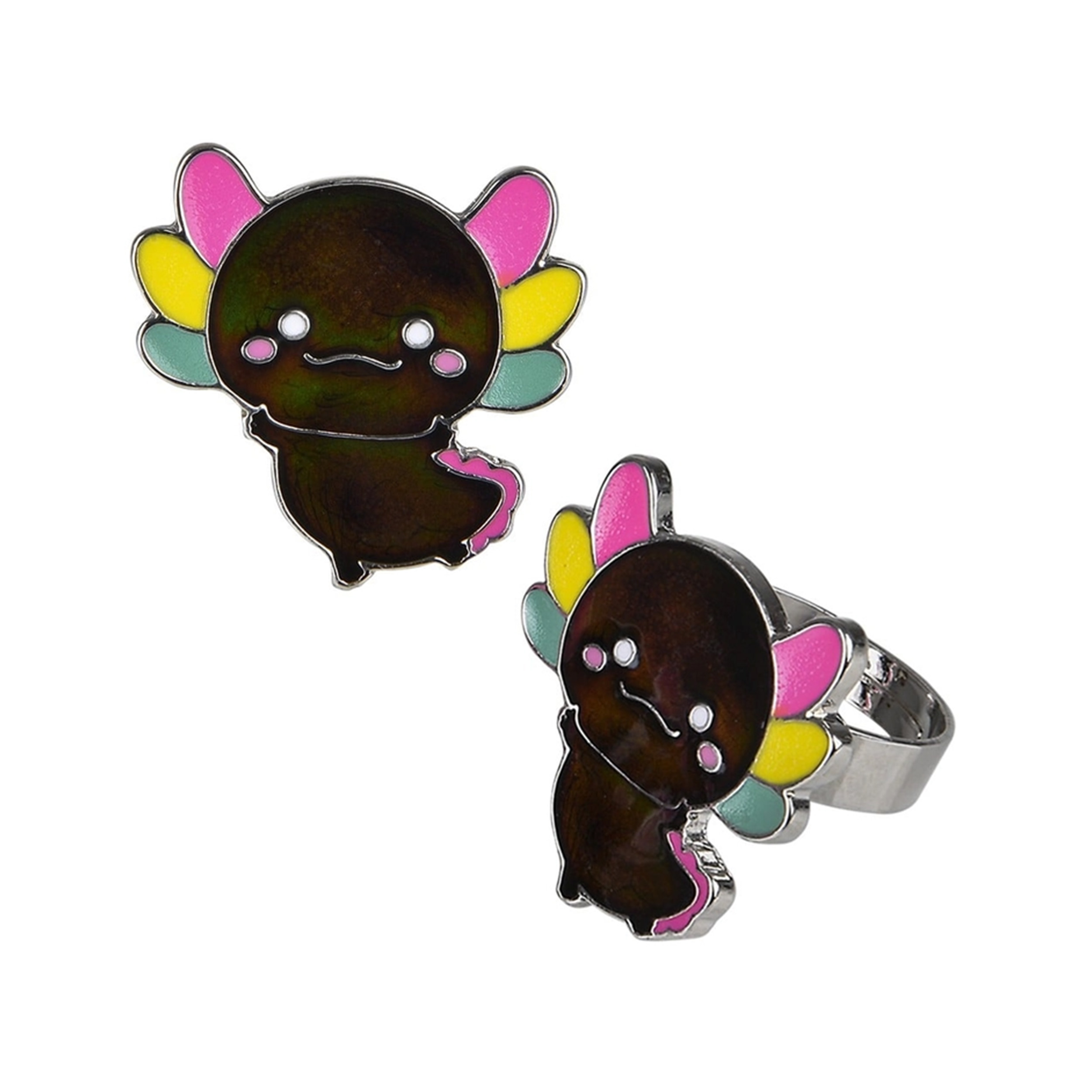 Adjustable Assorted Axolotl Themed Mood Ring Collect Them All Adjustable Mood Rings Adjustable Assorted Axolotl Themed Mood Ring Collect Them All Adjustable Mood Rings 4