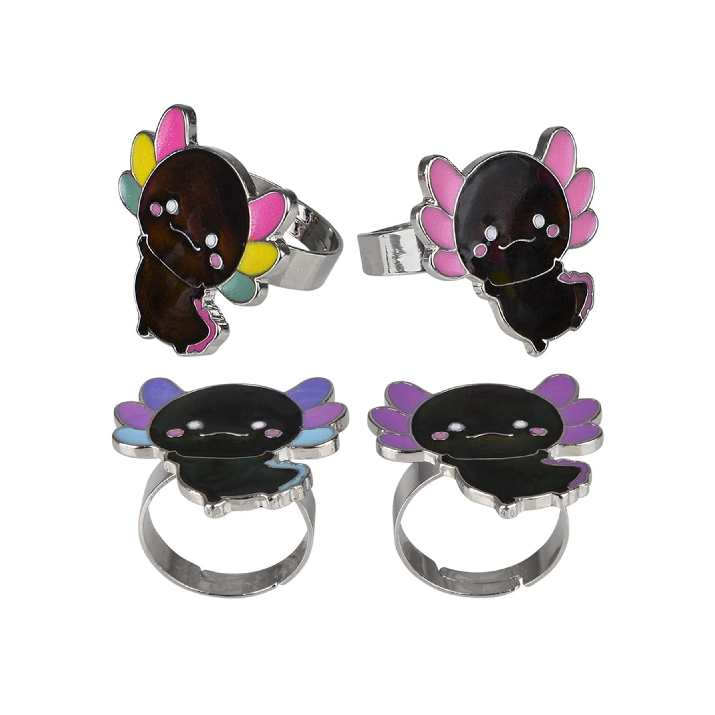 Adjustable Assorted Axolotl Themed Mood Ring Collect Them All Adjustable Mood Rings Adjustable Assorted Axolotl Themed Mood Ring Collect Them All Adjustable Mood Rings 3