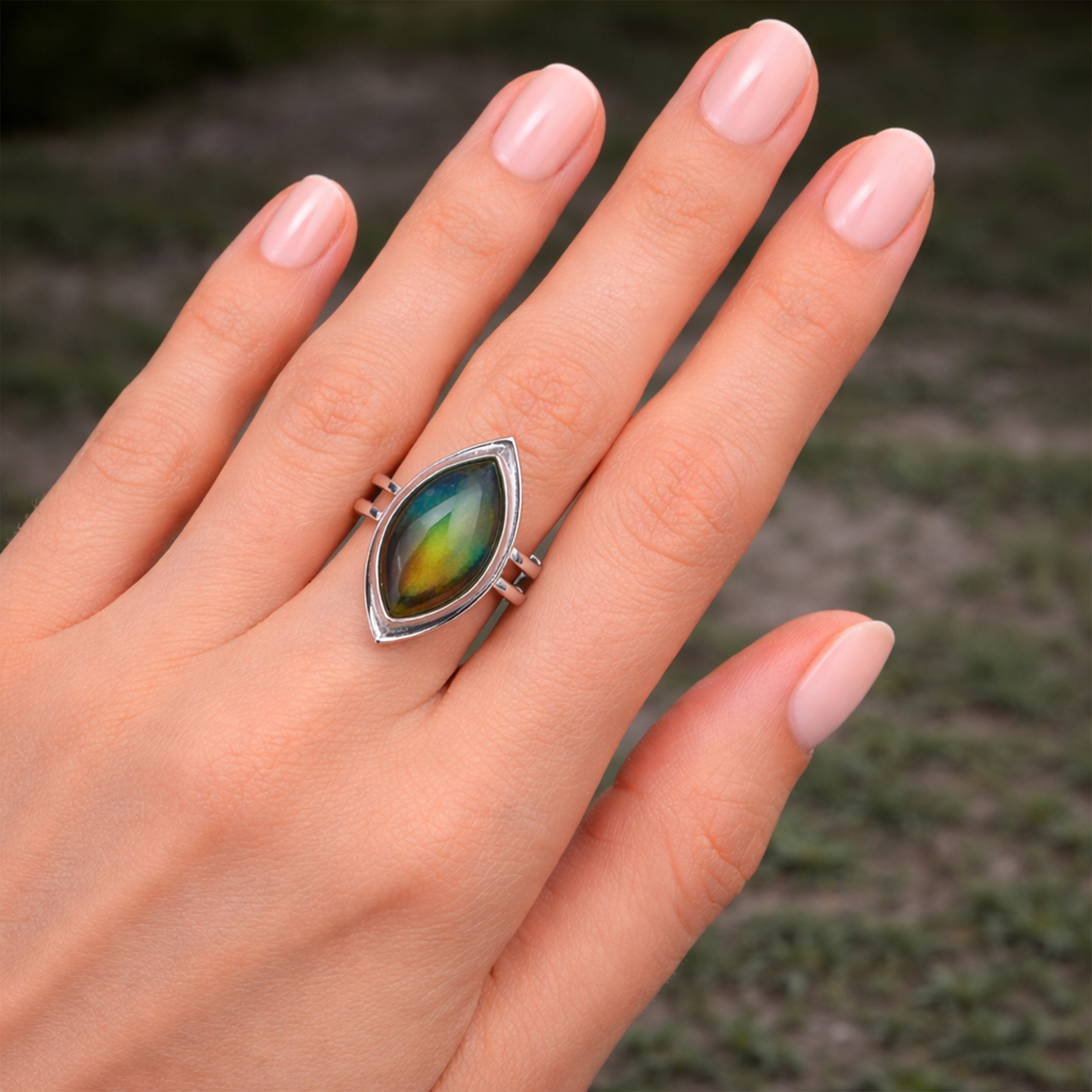 Adjustable Vintage Almond Mood Ring Adjustable Mood Rings Adjustable Vintage Almond Mood Ring Adjustable Mood Rings 3