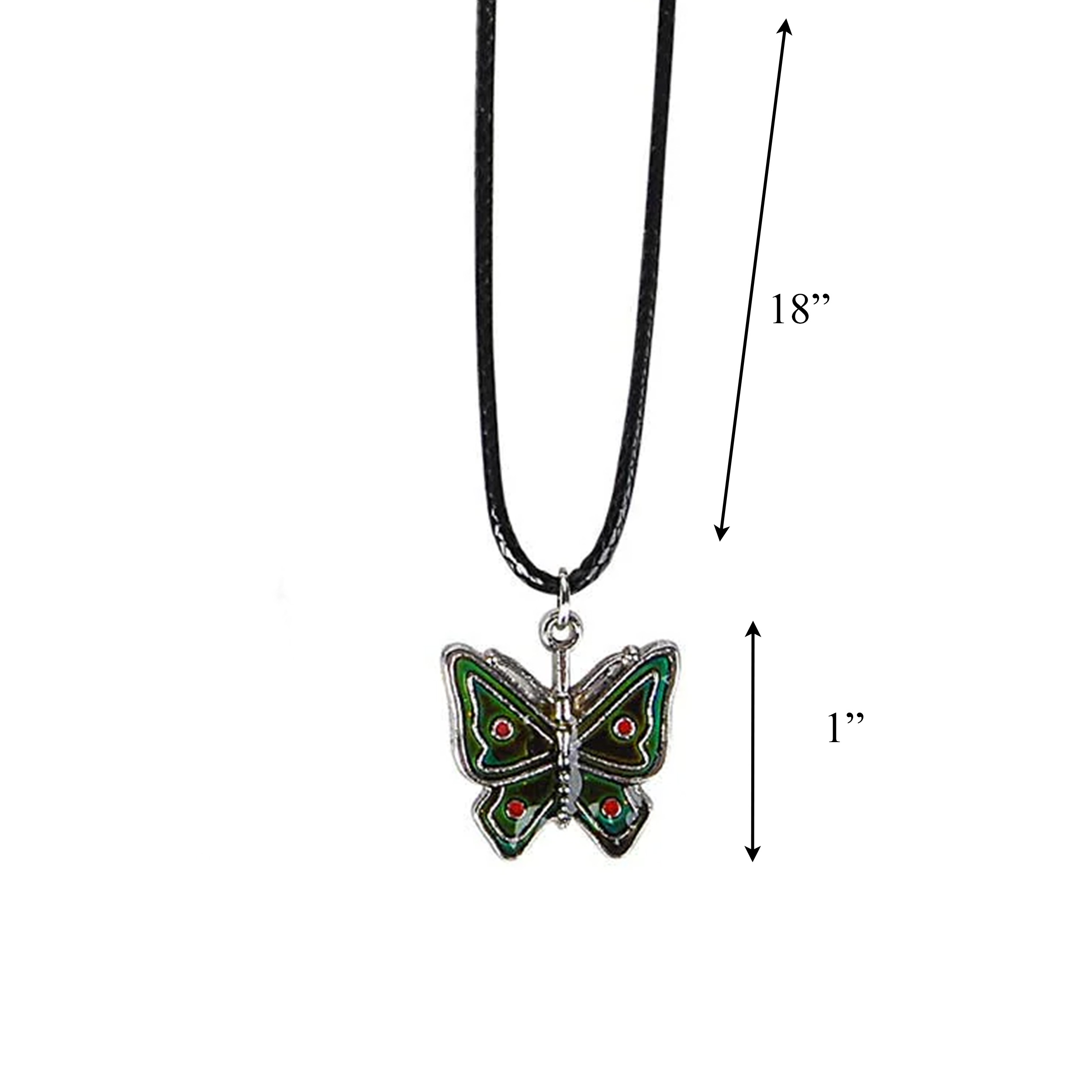 Color Changing Butterfly Charm Mood Necklace All Products Color Changing Butterfly Charm Mood Necklace All Products 2