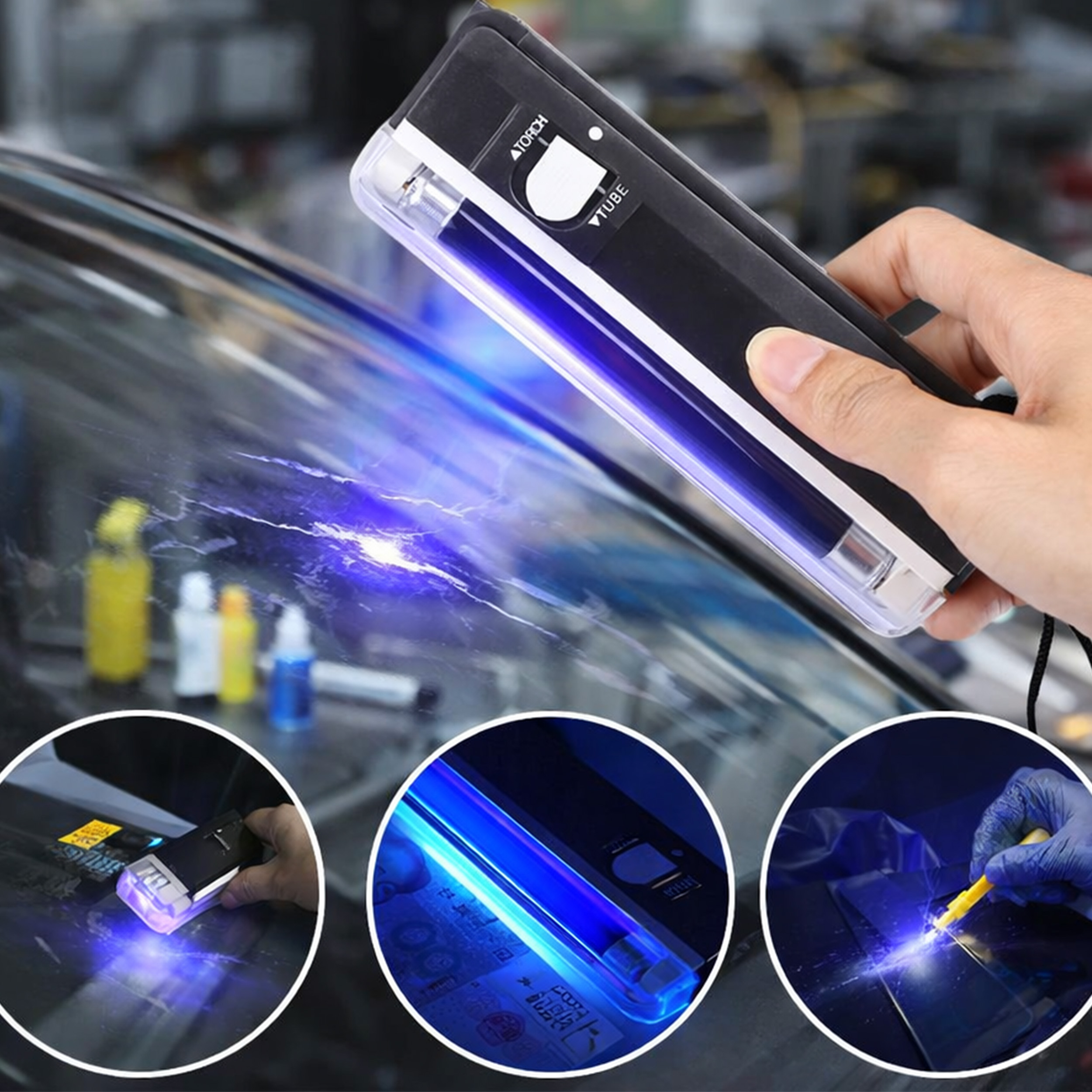 Pack of 12 Handheld UV Black Light Torch All Products Pack of 12 Handheld UV Black Light Torch All Products 5