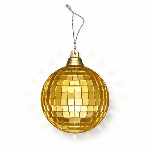 Unlit Mini Gold Mirror Disco Ball Ornaments All Products