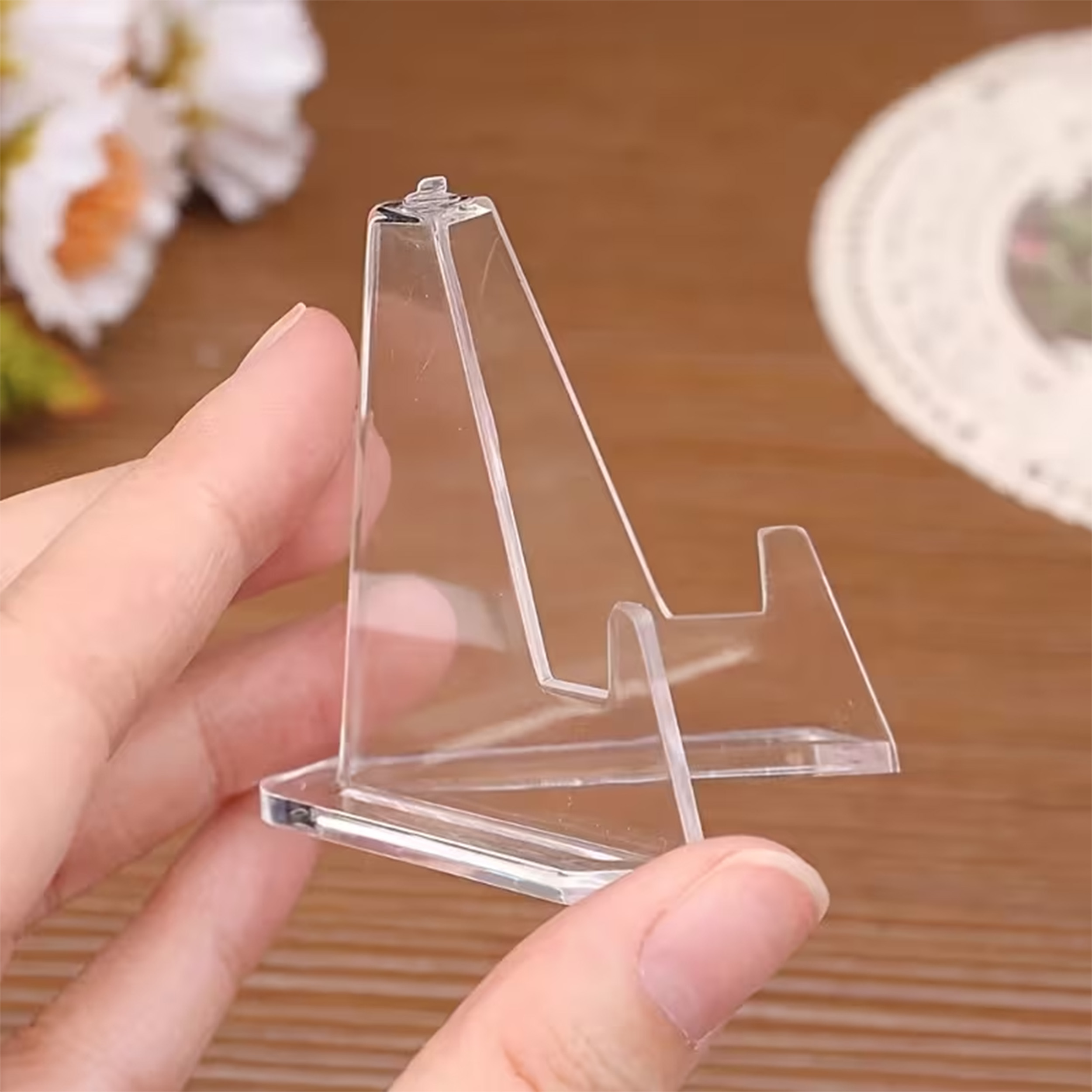 Clear Acrylic Triangular Easel Display Stand 4th of July Clear Acrylic Triangular Easel Display Stand 4th of July 5