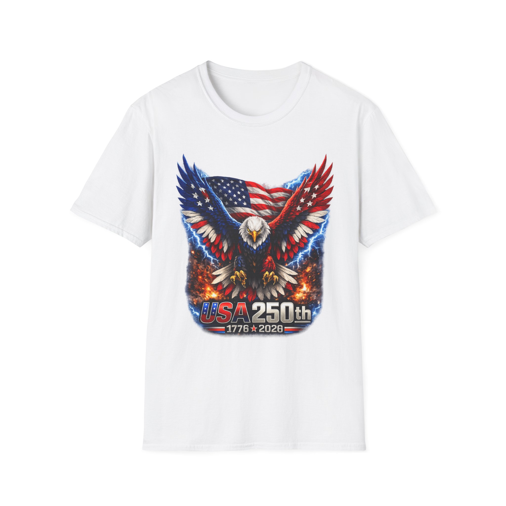 Patriotic Eagle T-Shirt — USA 250th 1776–2026 Anniversary 4th of July Patriotic Eagle T-Shirt — USA 250th 1776–2026 Anniversary 4th of July 7