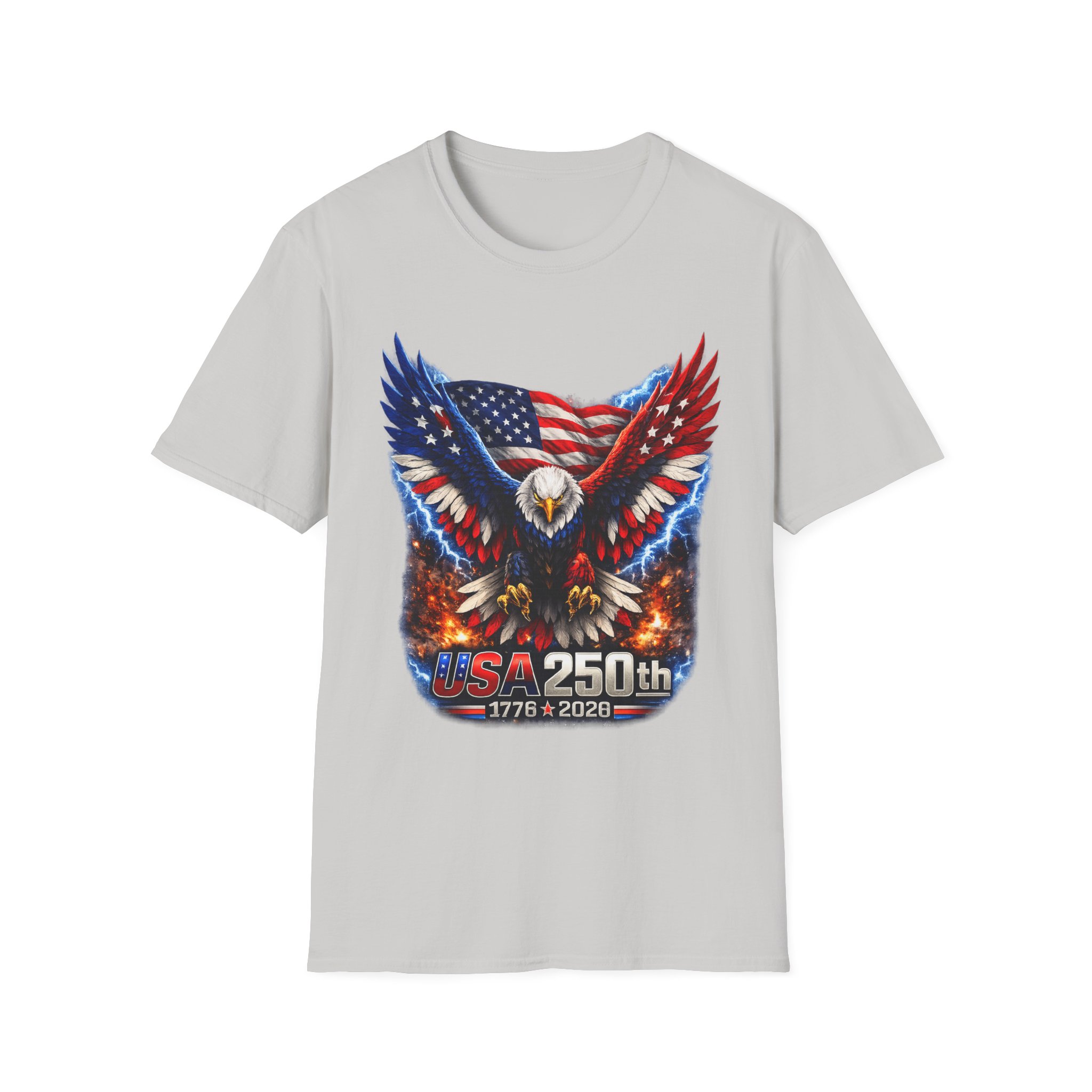 Patriotic Eagle T-Shirt — USA 250th 1776–2026 Anniversary 4th of July Patriotic Eagle T-Shirt — USA 250th 1776–2026 Anniversary 4th of July 11