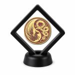 Collector Novelty Coin Display Stand with Coin of Choice