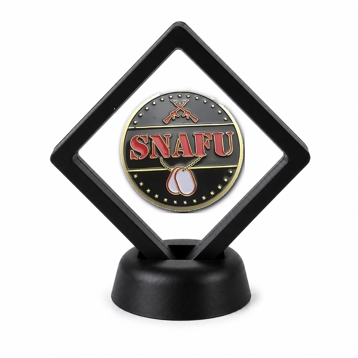 US Army Coin Display Stand with Coin of Choice Army Coins US Army Coin Display Stand with Coin of Choice Army Coins 3