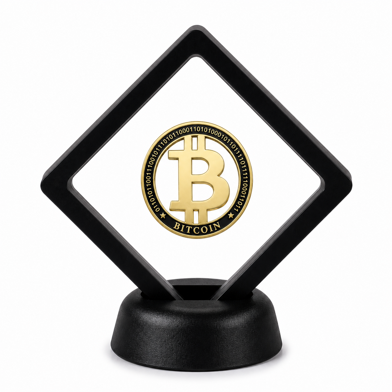 Crypto Coin Display Stand with Coin of Choice Novelty and Replica Bills and Challenge Coins Crypto Coin Display Stand with Coin of Choice Novelty and Replica Bills and Challenge Coins 7