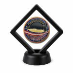 Veterans and Military Coin Display Stand with Coin of Choice