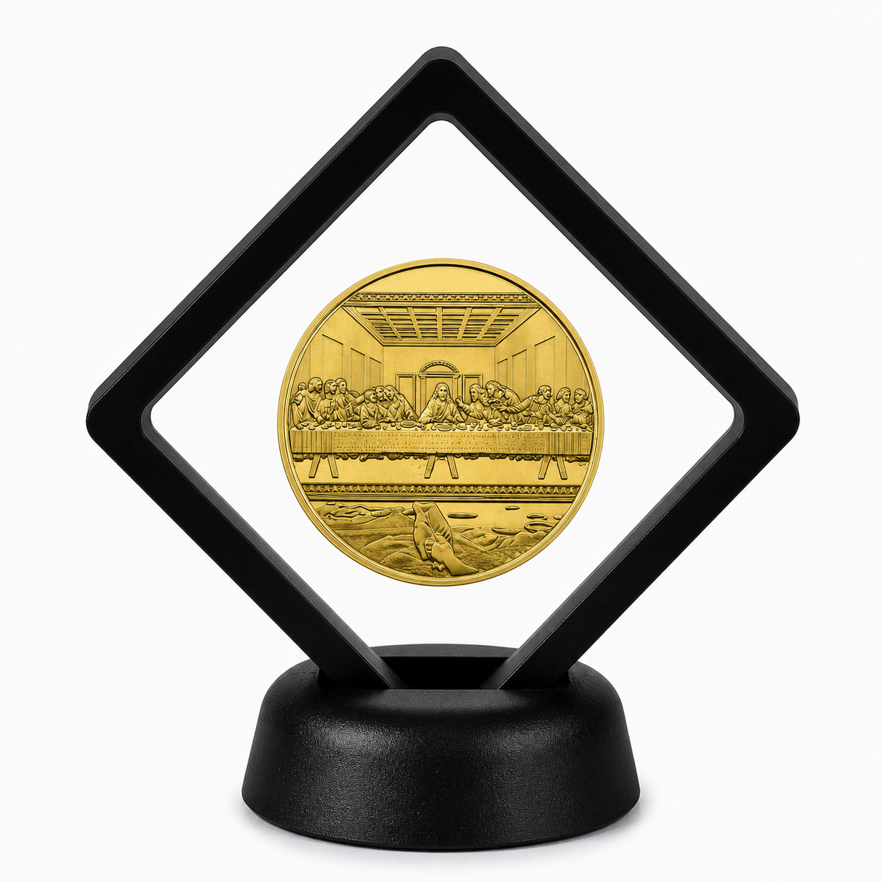Christian Faith Coin Display Stand with Coin of Choice Challenge Coins Christian Faith Coin Display Stand with Coin of Choice Challenge Coins 16