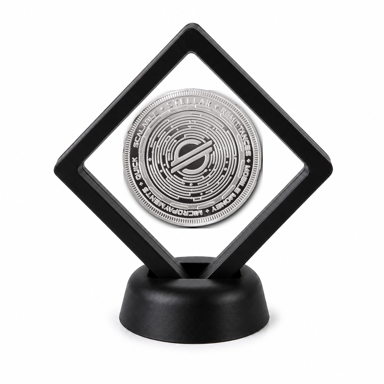 Crypto Coin Display Stand with Coin of Choice Novelty and Replica Bills and Challenge Coins Crypto Coin Display Stand with Coin of Choice Novelty and Replica Bills and Challenge Coins 22
