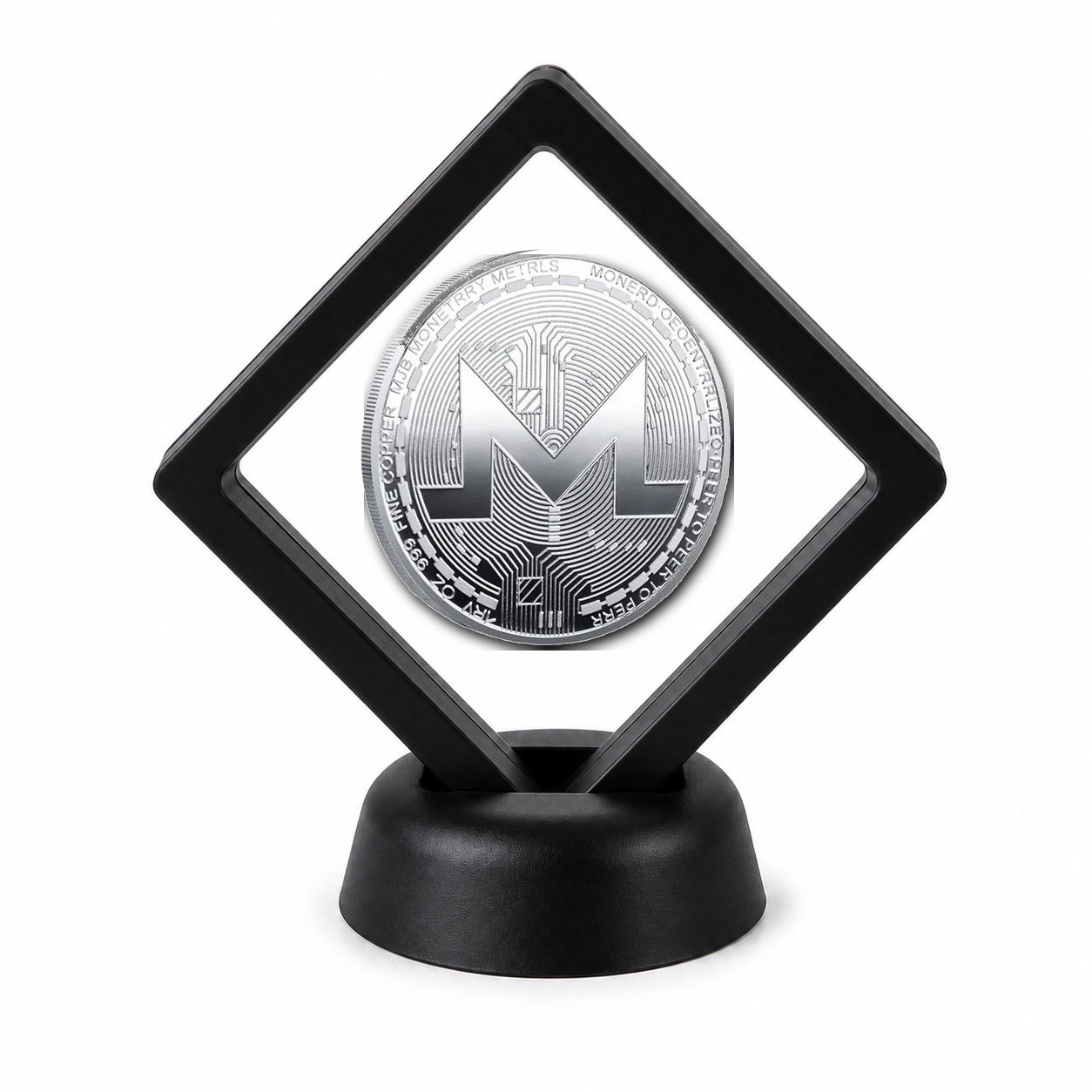Crypto Coin Display Stand with Coin of Choice Novelty and Replica Bills and Challenge Coins Crypto Coin Display Stand with Coin of Choice Novelty and Replica Bills and Challenge Coins 11