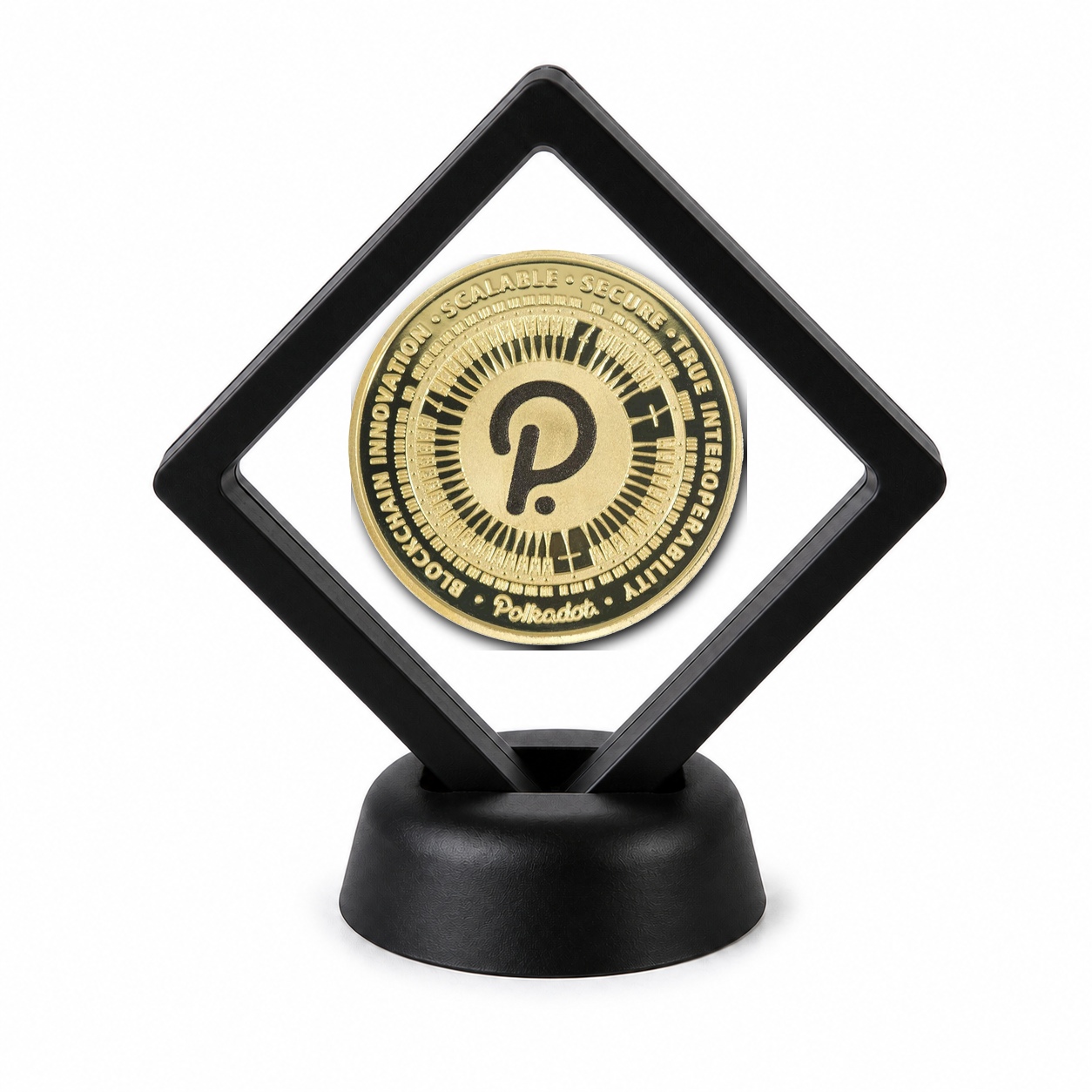 Crypto Coin Display Stand with Coin of Choice Novelty and Replica Bills and Challenge Coins Crypto Coin Display Stand with Coin of Choice Novelty and Replica Bills and Challenge Coins 13