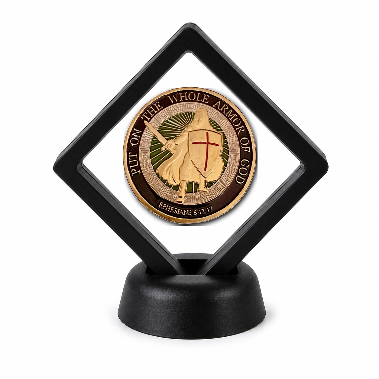 Christian Faith Coin Display Stand with Coin of Choice Challenge Coins Christian Faith Coin Display Stand with Coin of Choice Challenge Coins 19