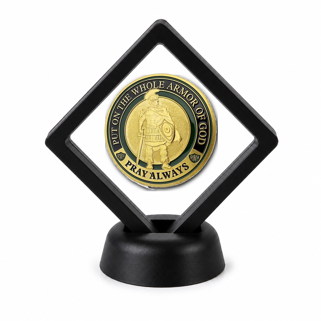 Christian Faith Coin Display Stand with Coin of Choice Challenge Coins Christian Faith Coin Display Stand with Coin of Choice Challenge Coins 28