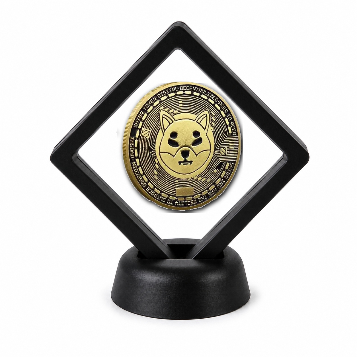 Crypto Coin Display Stand with Coin of Choice Novelty and Replica Bills and Challenge Coins Crypto Coin Display Stand with Coin of Choice Novelty and Replica Bills and Challenge Coins 16