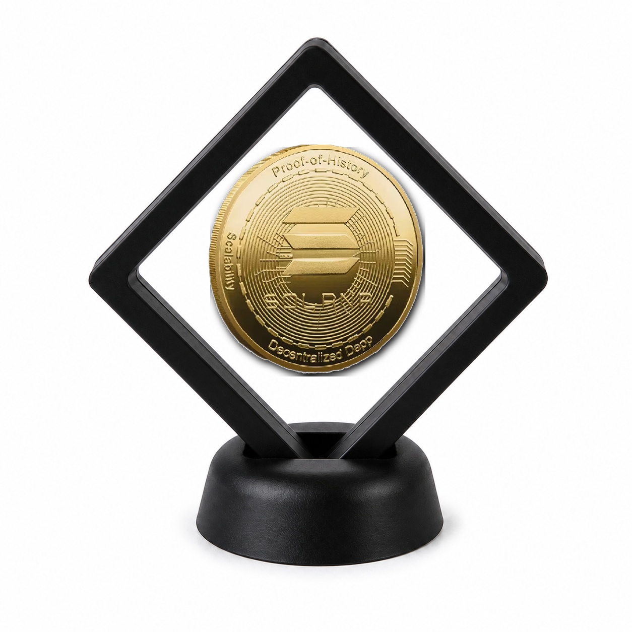 Crypto Coin Display Stand with Coin of Choice Novelty and Replica Bills and Challenge Coins Crypto Coin Display Stand with Coin of Choice Novelty and Replica Bills and Challenge Coins 19