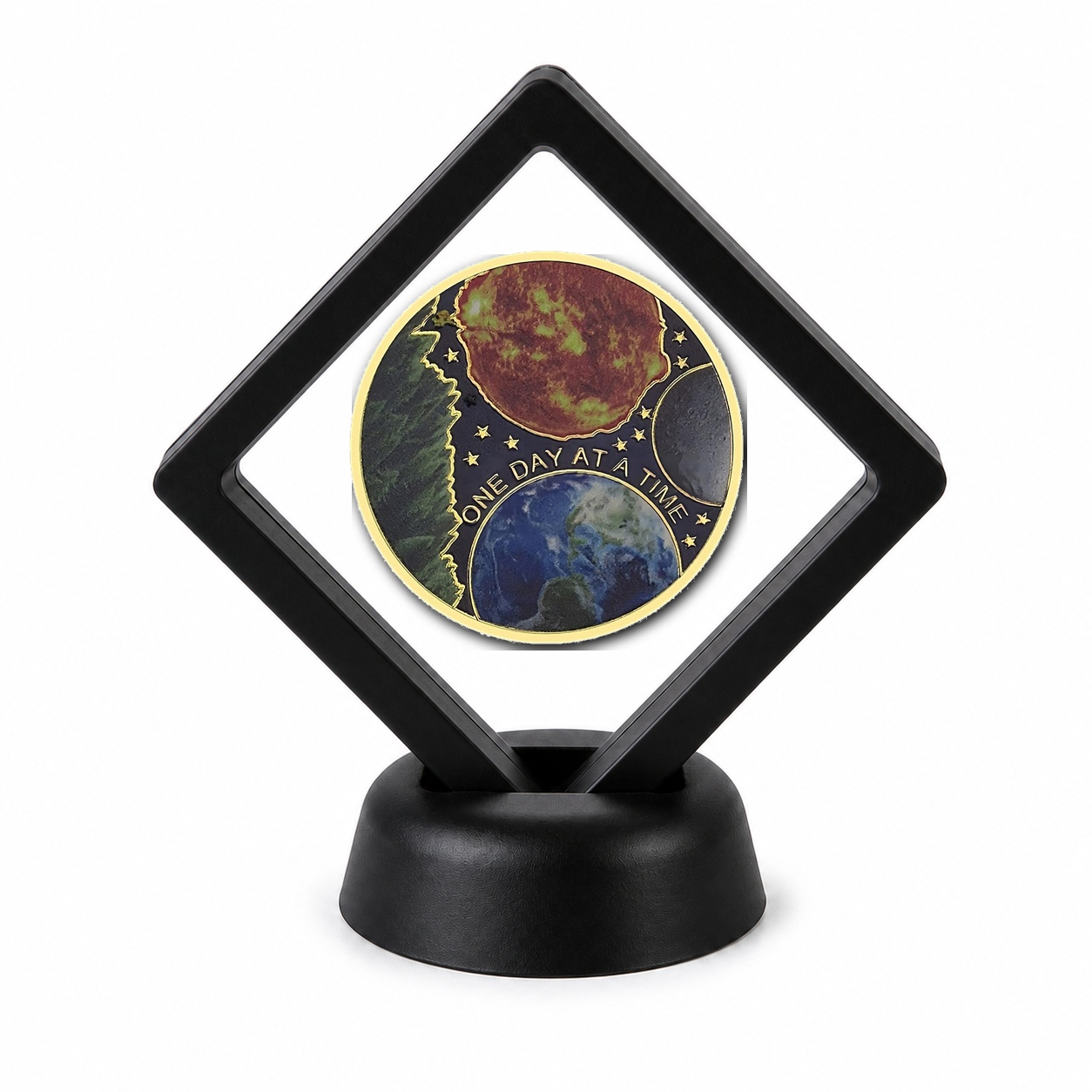 Christian Faith Coin Display Stand with Coin of Choice Challenge Coins Christian Faith Coin Display Stand with Coin of Choice Challenge Coins 25