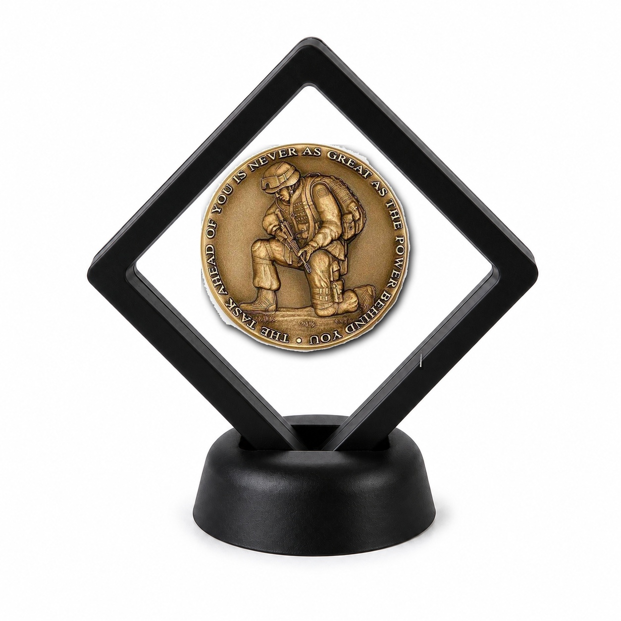 US Army Coin Display Stand with Coin of Choice Army Coins US Army Coin Display Stand with Coin of Choice Army Coins 13