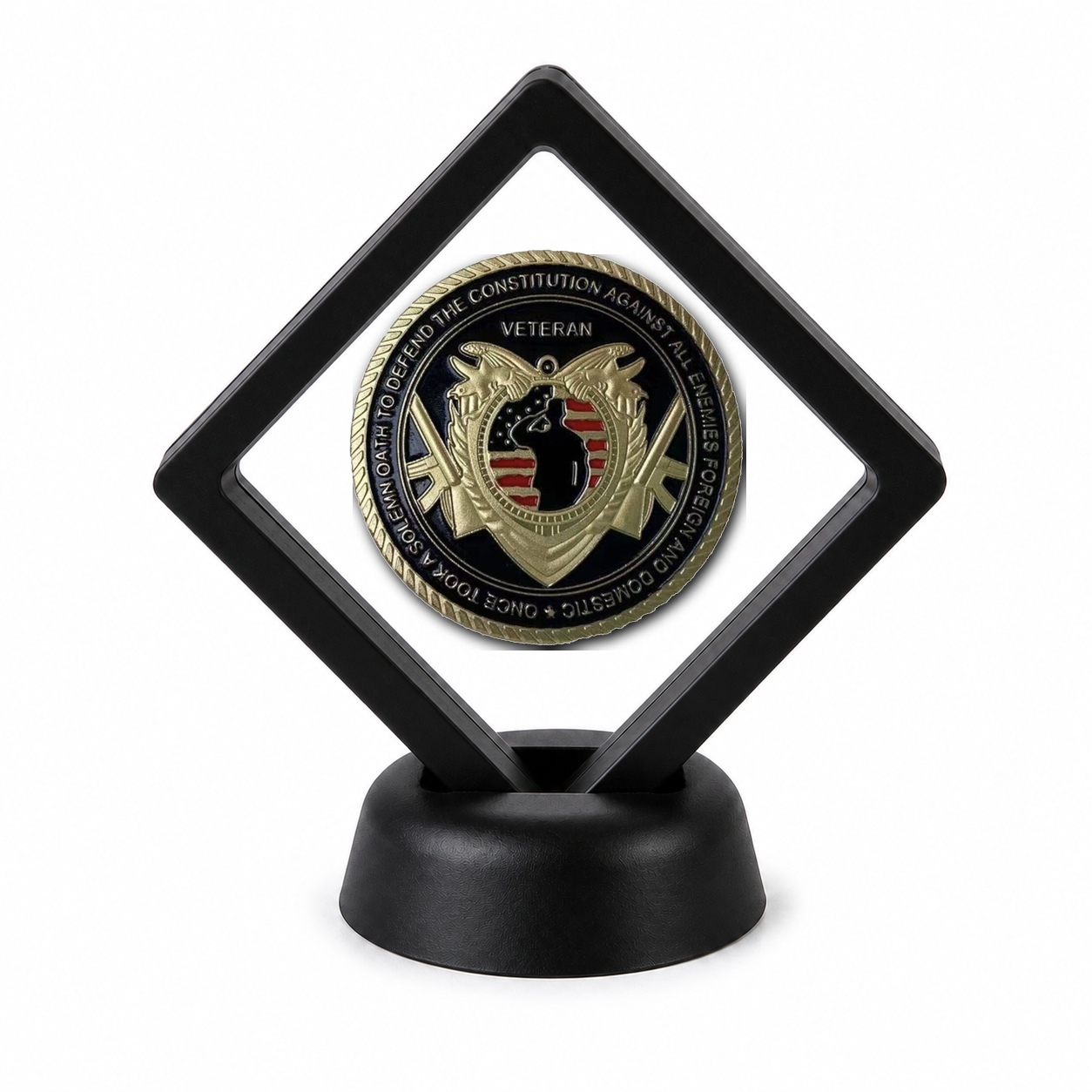 US Army Coin Display Stand with Coin of Choice Army Coins US Army Coin Display Stand with Coin of Choice Army Coins 20
