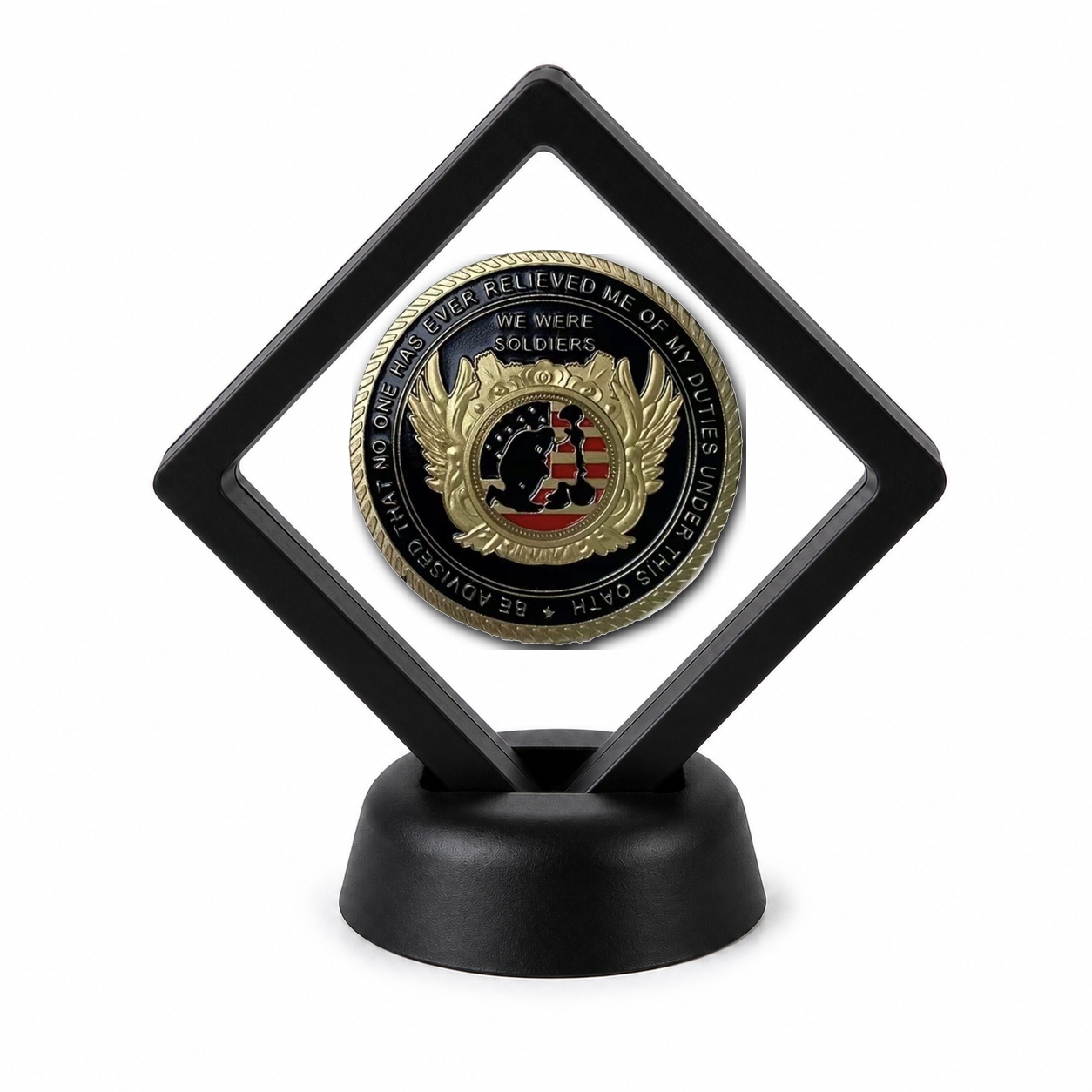US Army Coin Display Stand with Coin of Choice Army Coins US Army Coin Display Stand with Coin of Choice Army Coins 19